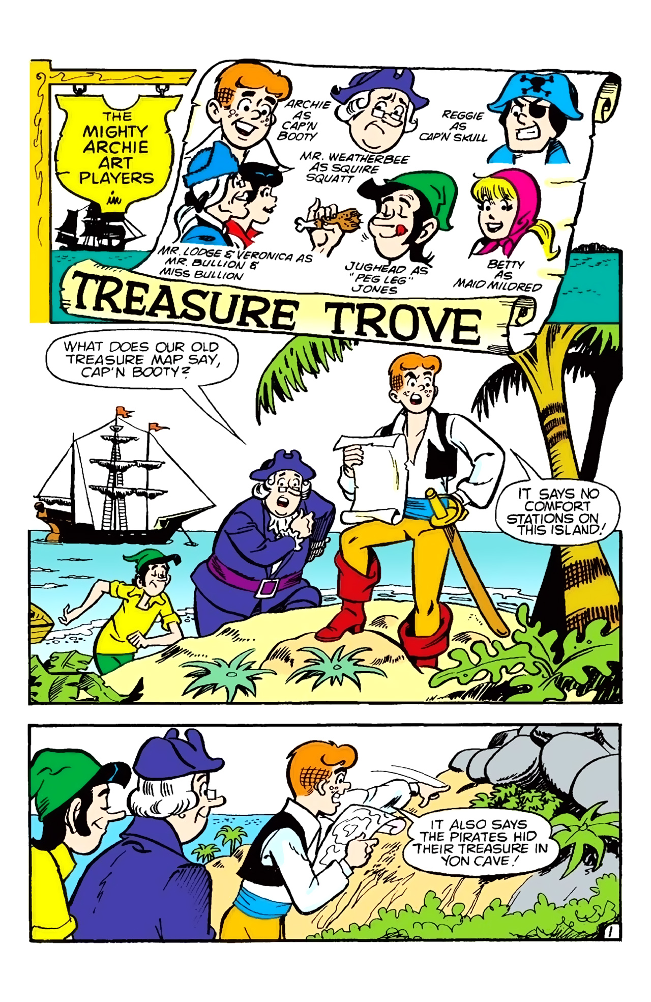 Read online Archie's Buried Treasure comic -  Issue # TPB - 72