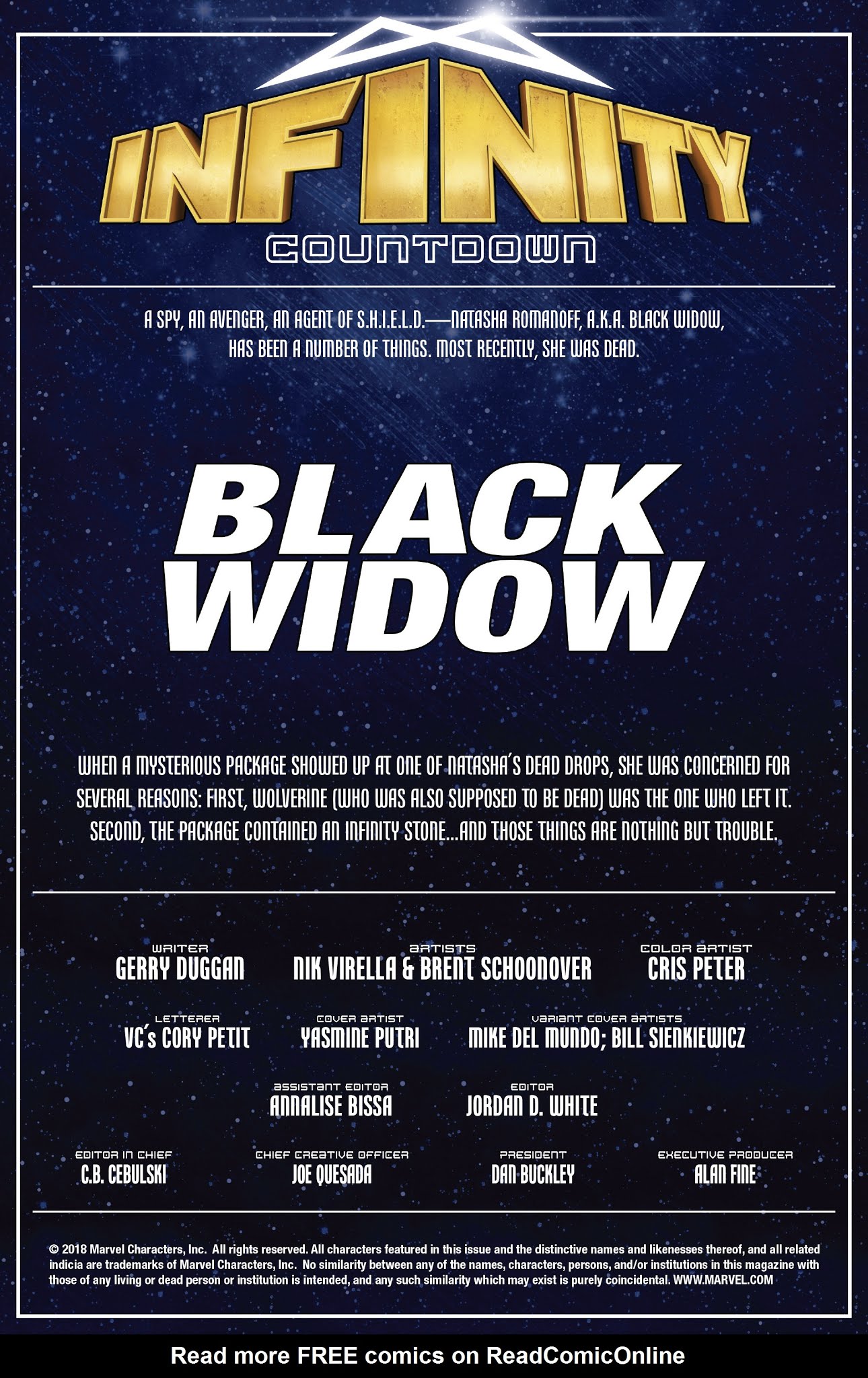 Read online Infinity Countdown: Black Widow comic -  Issue # Full - 2