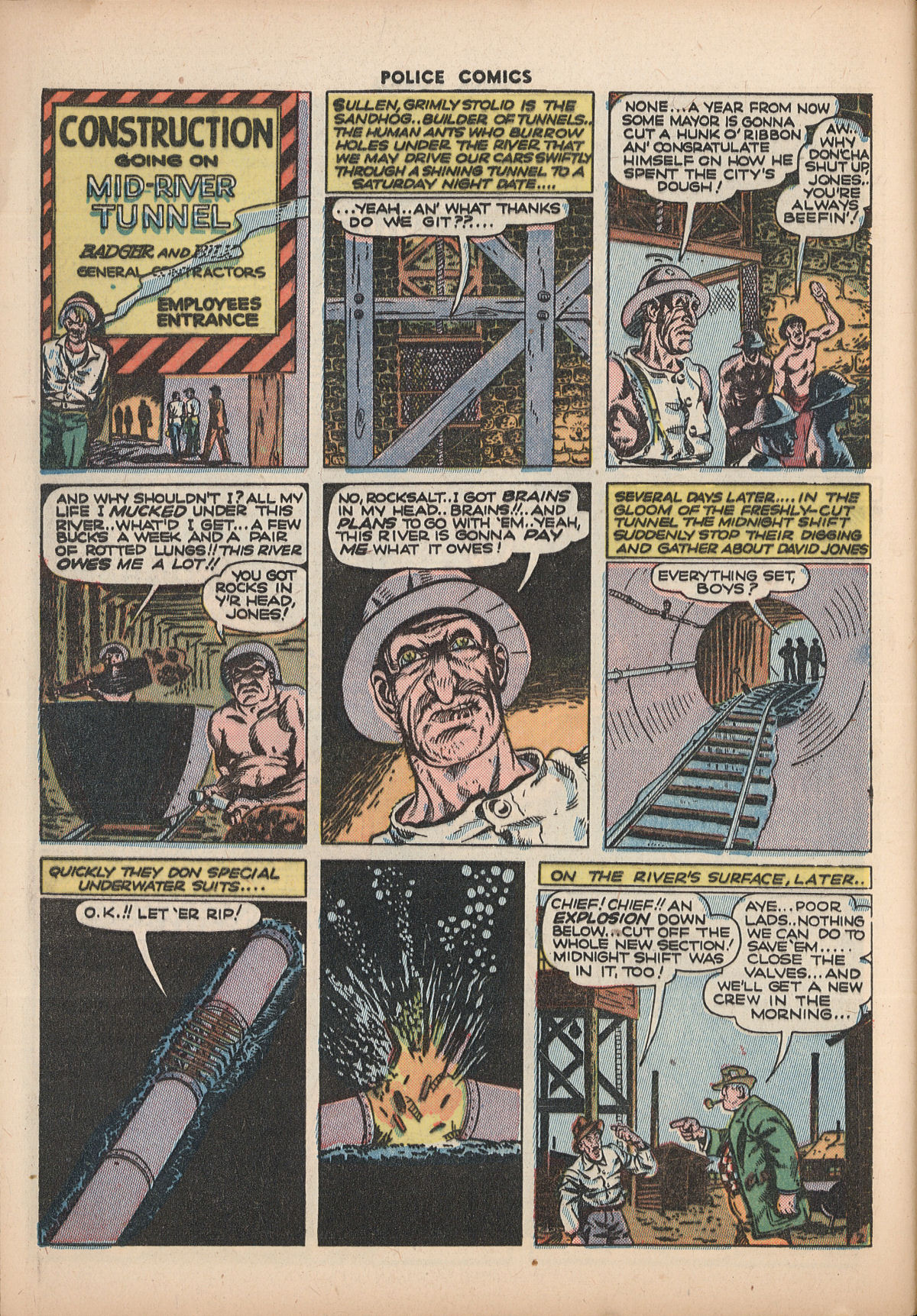 Read online Police Comics comic -  Issue #38 - 52