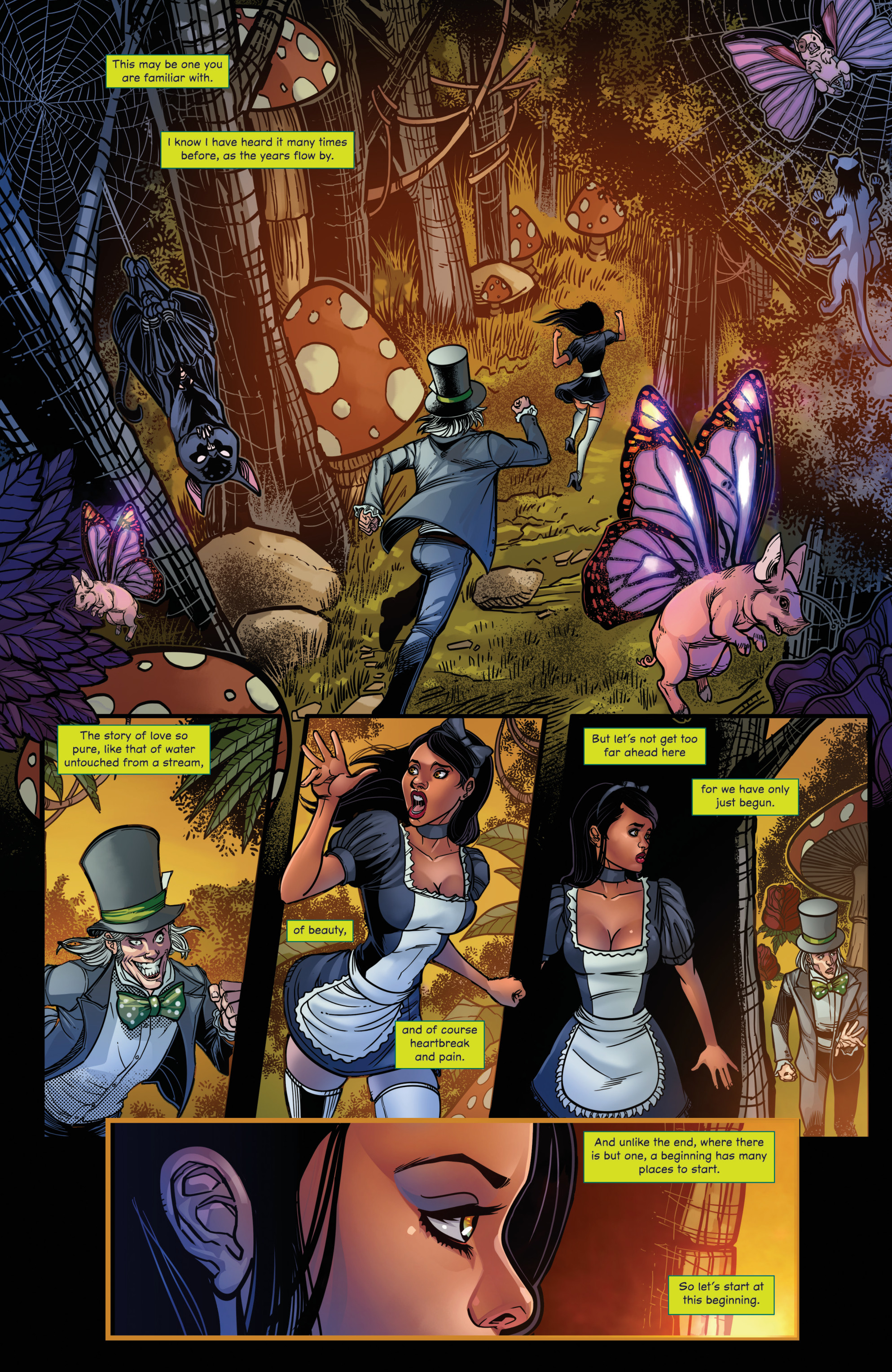 Read online Wonderland: Birth of Madness comic -  Issue # Full - 5