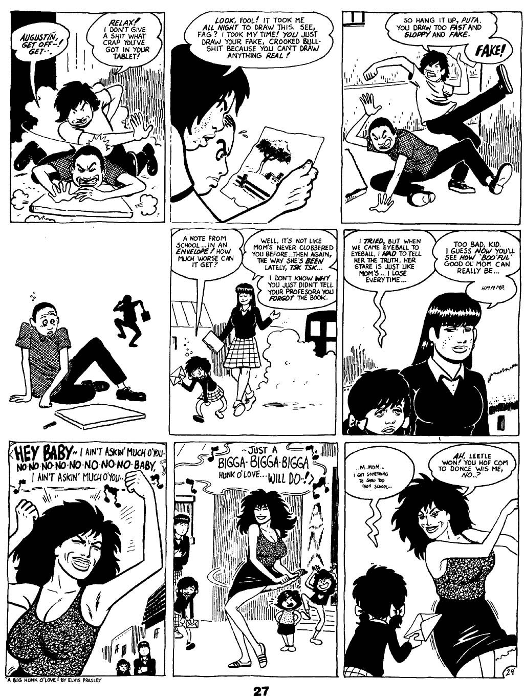 Read online Love and Rockets (1982) comic -  Issue #22 - 29