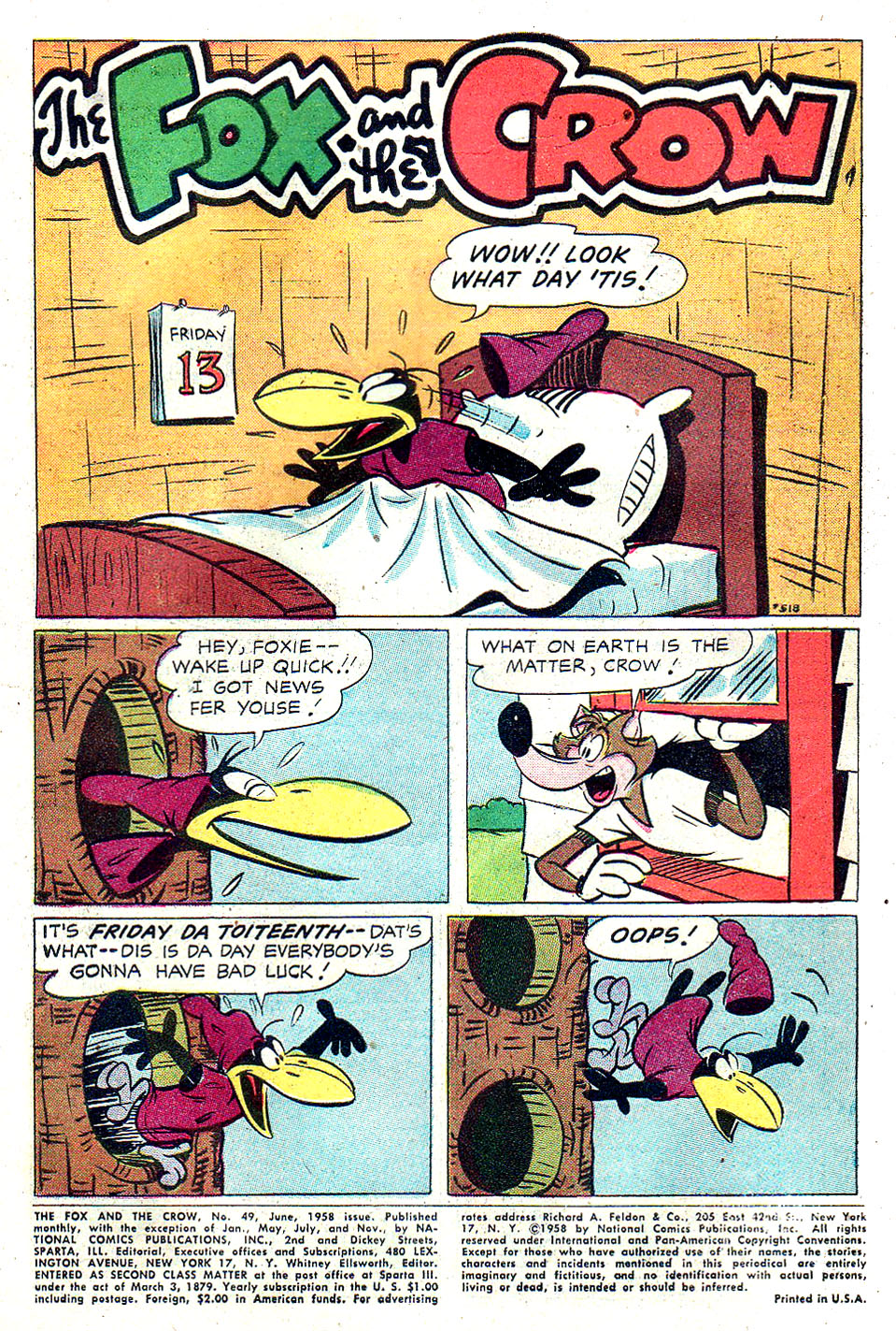 Read online The Fox and the Crow comic -  Issue #49 - 3