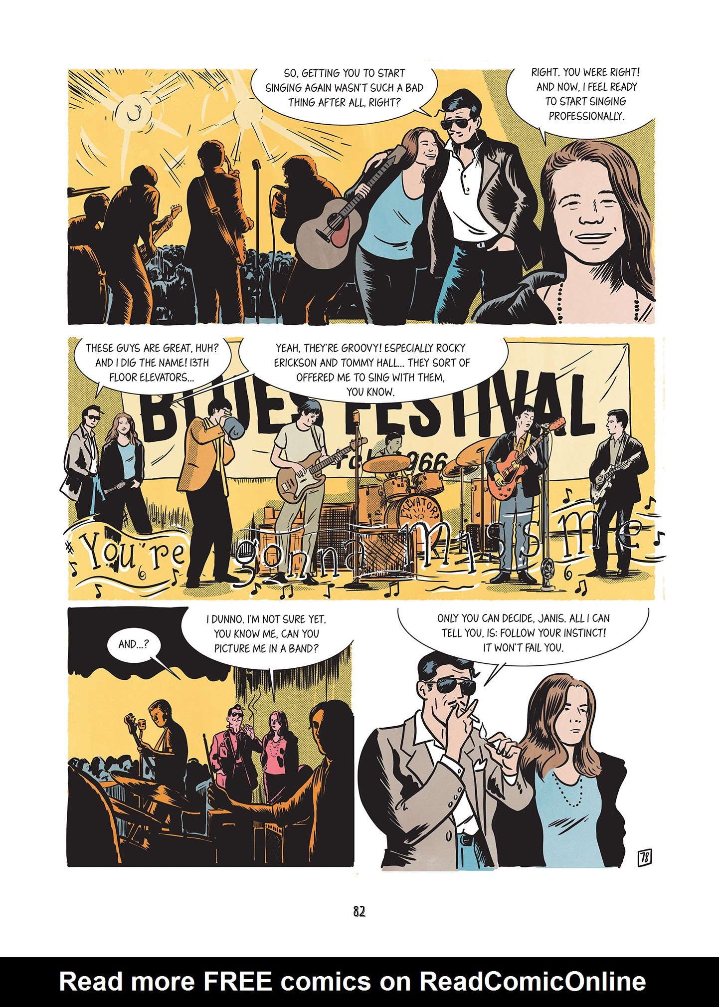 Read online Love Me Please!: The Story of Janis Joplin comic -  Issue # TPB (Part 1) - 82