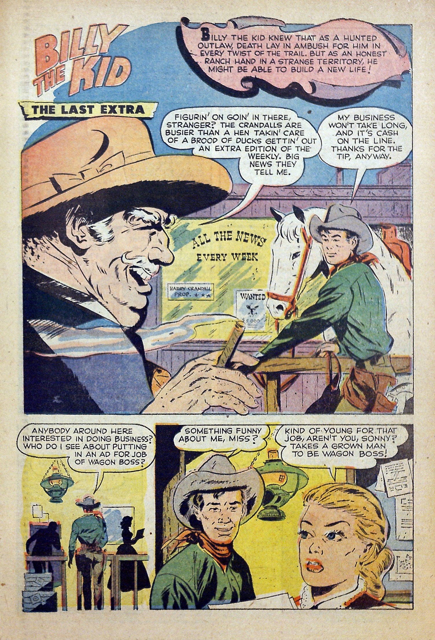 Read online Billy the Kid Adventure Magazine comic -  Issue #9 - 19