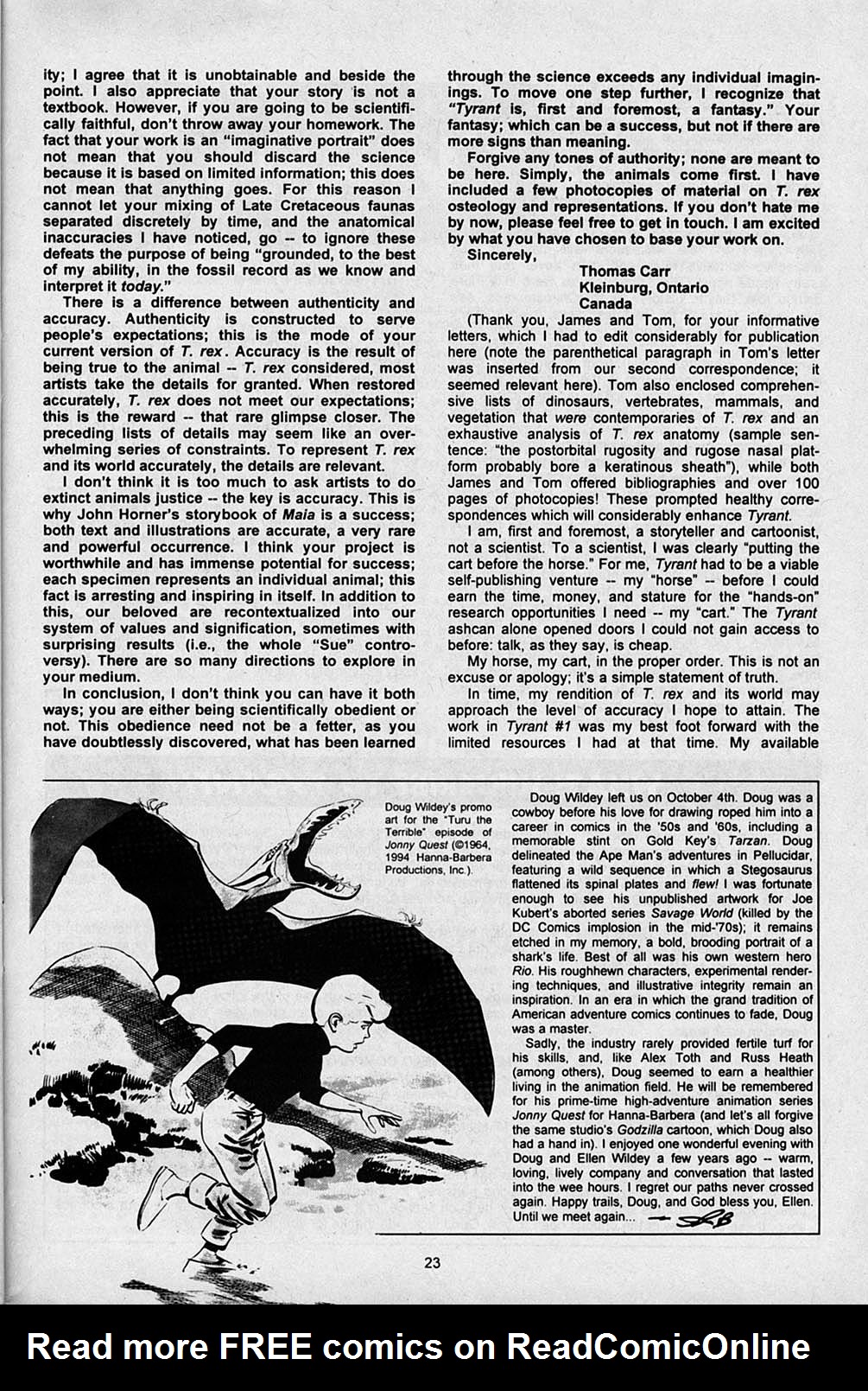 Read online S.R. Bissette's Tyrant comic -  Issue #2 - 25