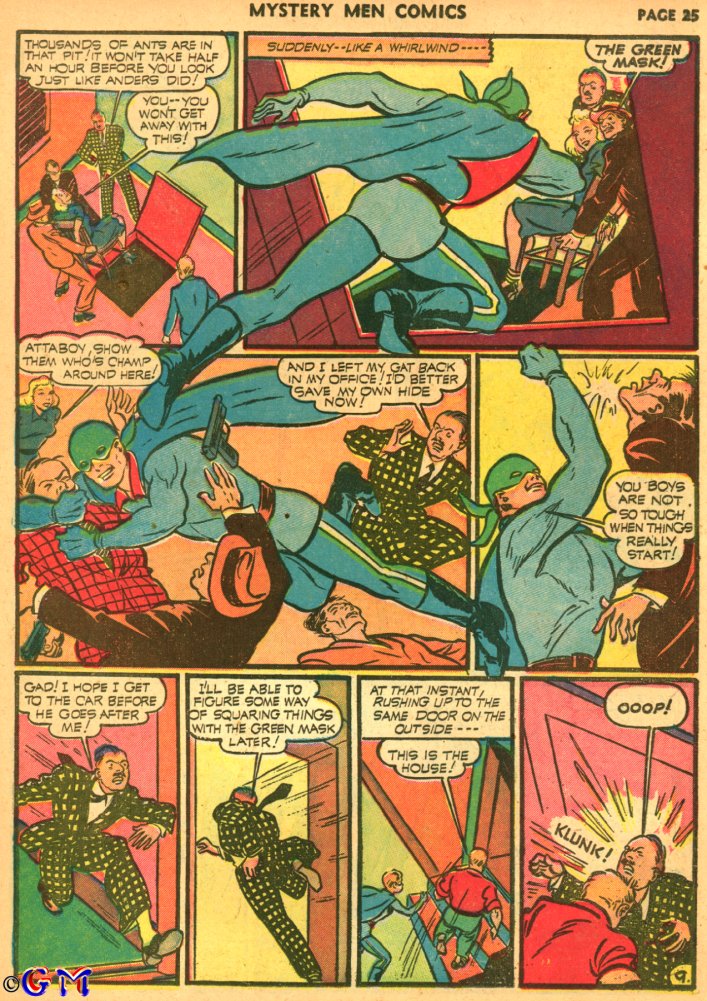 Read online Mystery Men Comics comic -  Issue #25 - 27