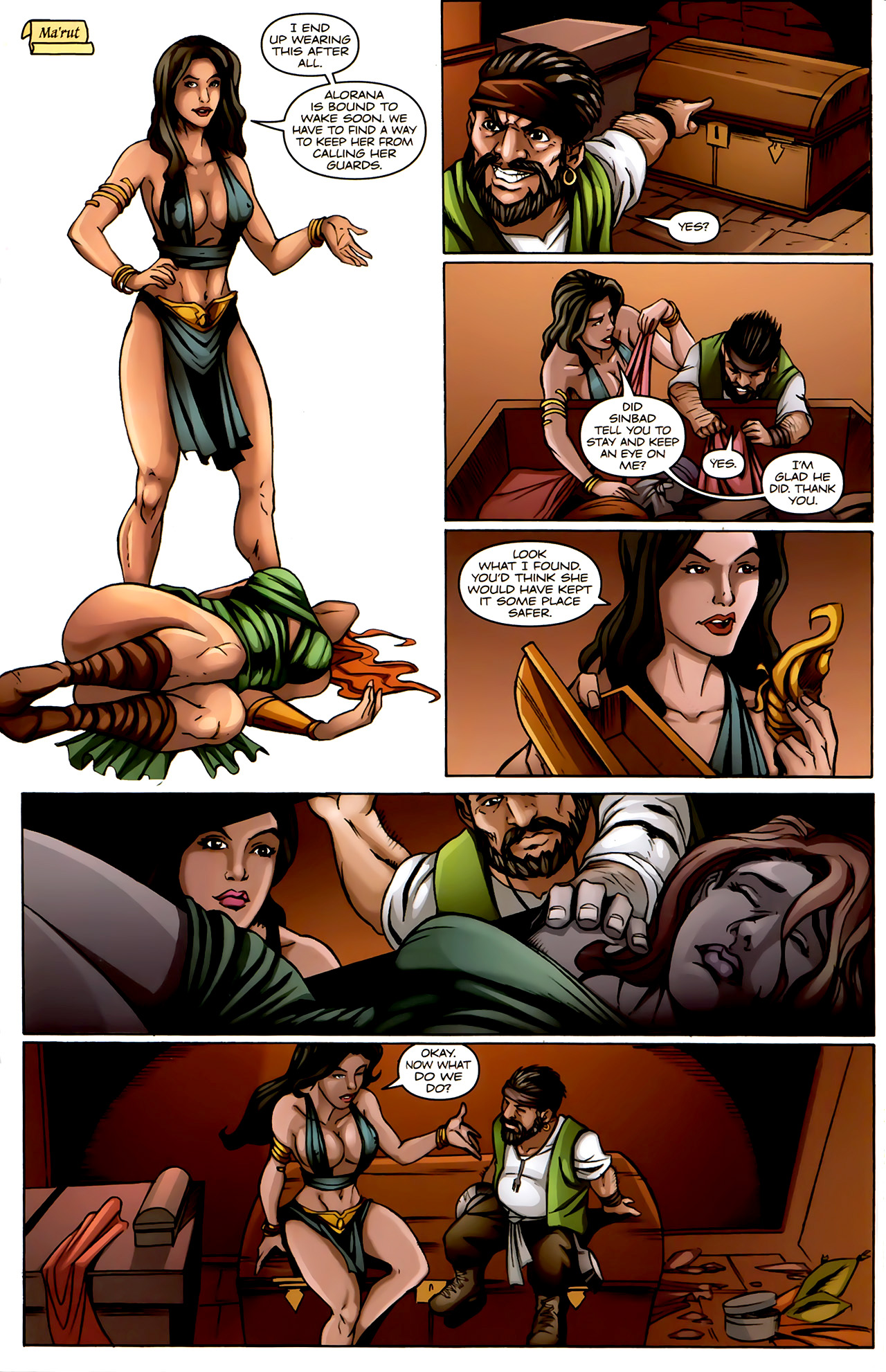 Read online 1001 Arabian Nights: The Adventures of Sinbad comic -  Issue #5 - 18