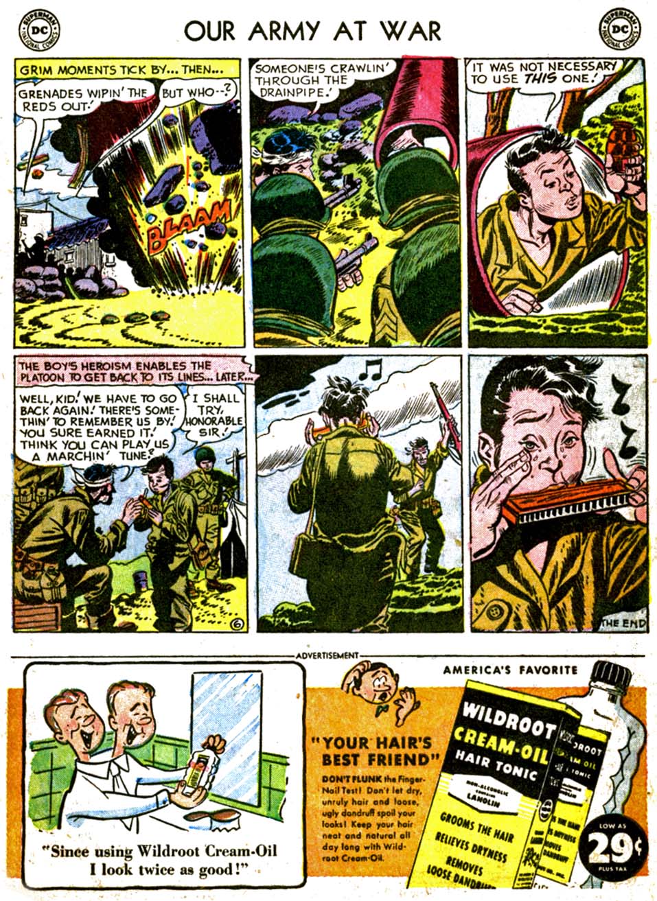 Read online Our Army at War (1952) comic -  Issue #6 - 33