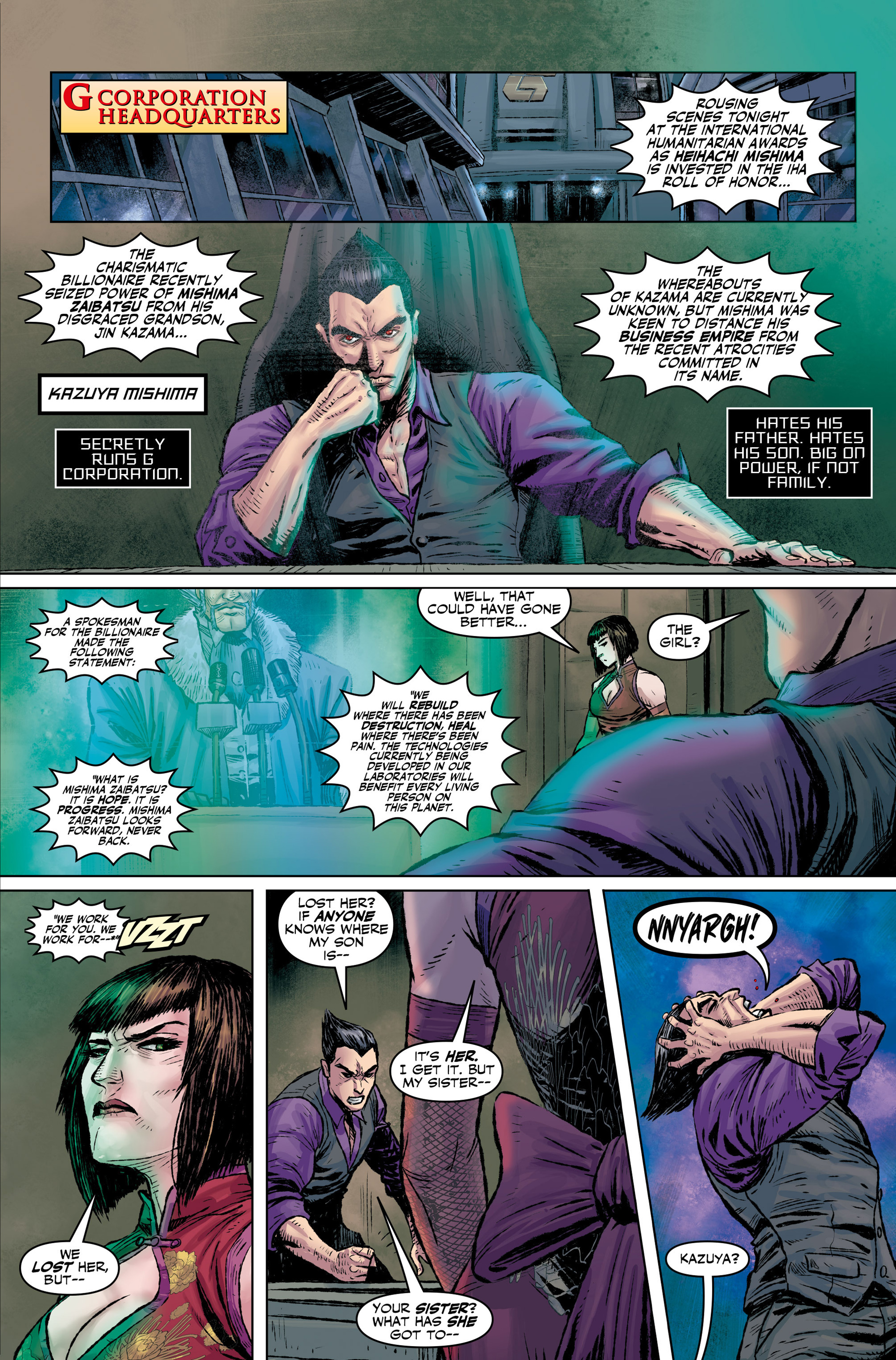 Read online Tekken comic -  Issue #1 - 20