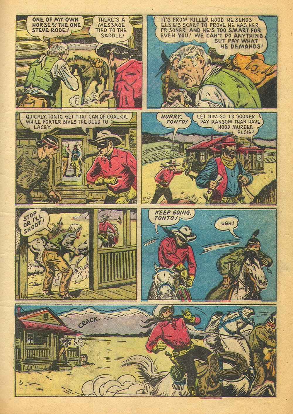 Read online The Lone Ranger (1948) comic -  Issue #13 - 13