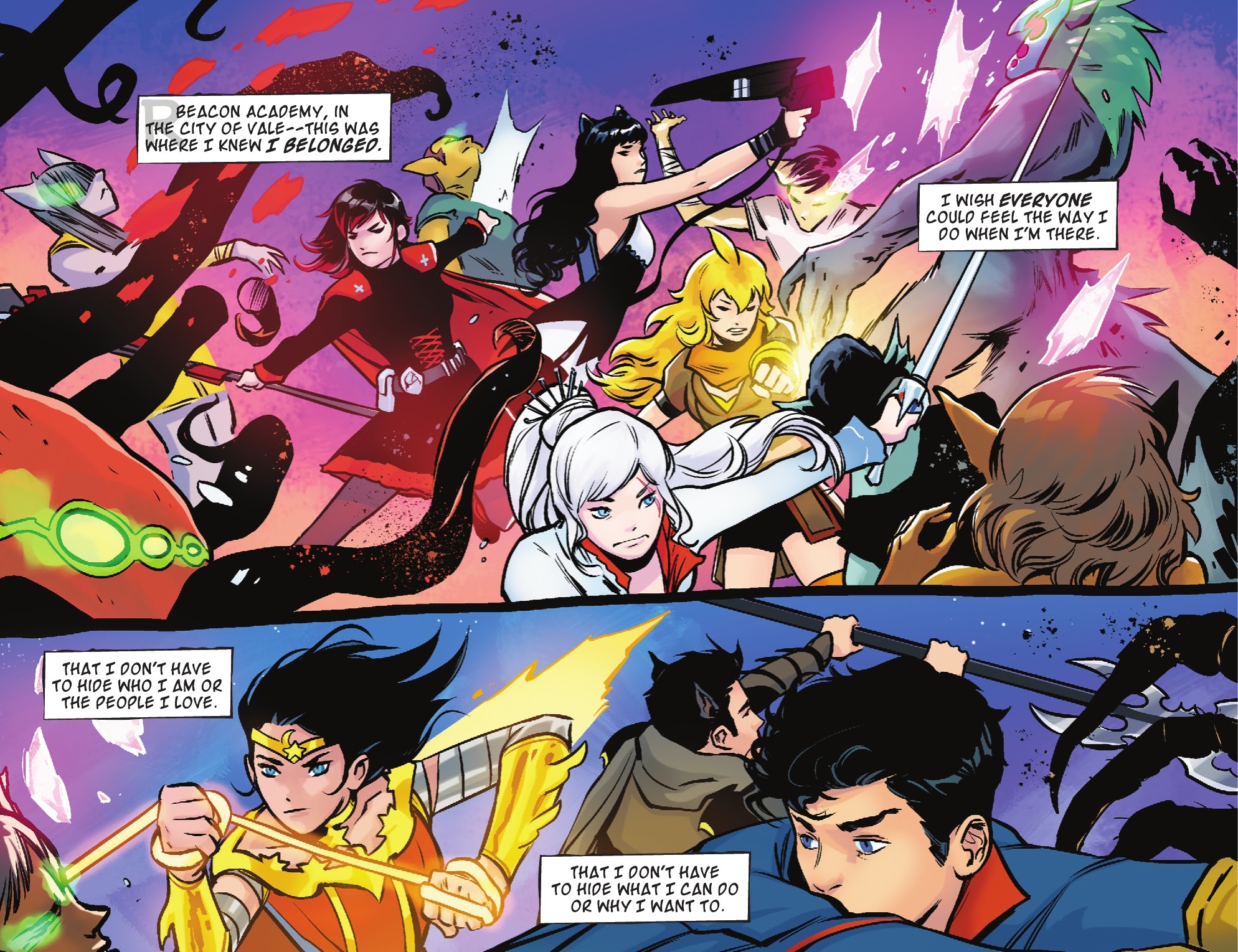 Read online RWBY/Justice League comic -  Issue #8 - 14
