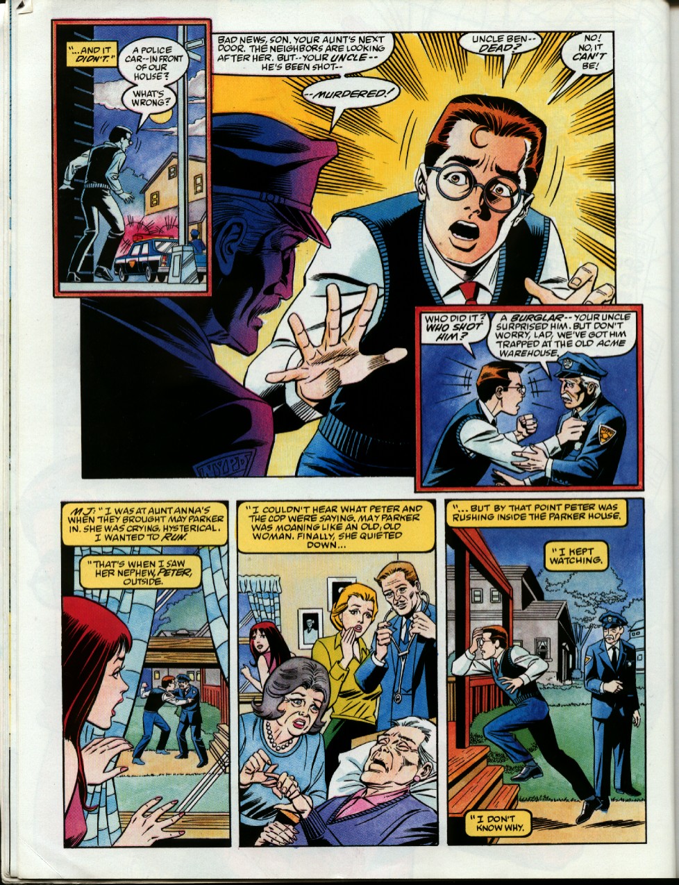 Read online Marvel Graphic Novel comic -  Issue #46 - Spider-Man - Parallel Lives - 18