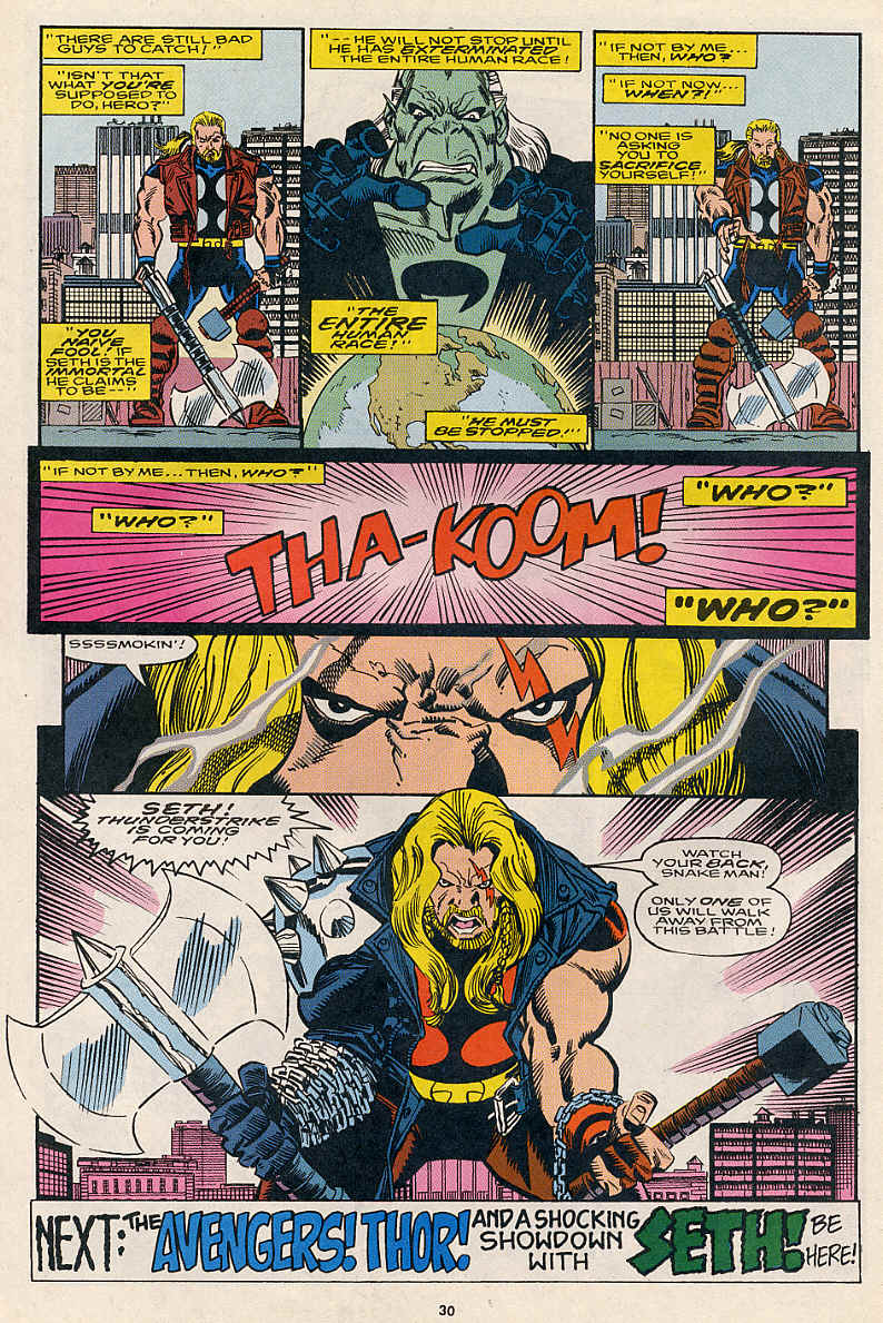 Read online Thunderstrike (1993) comic -  Issue #22 - 23