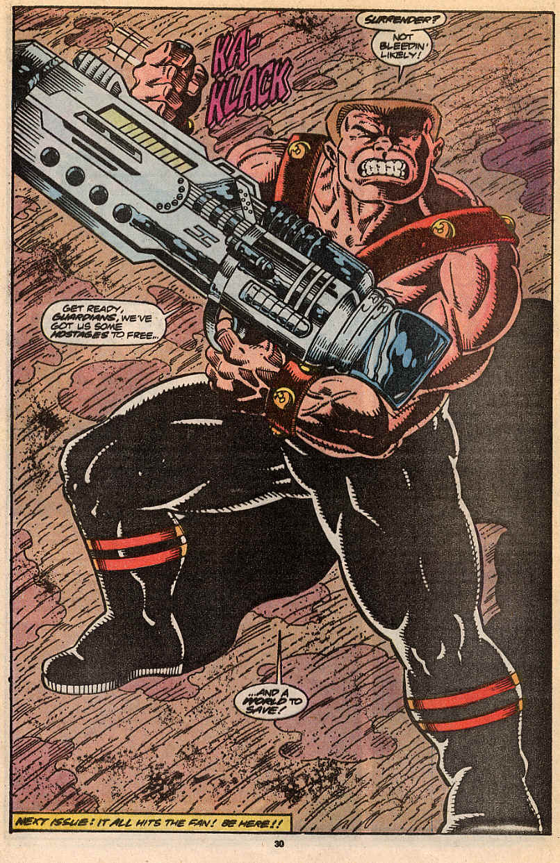 Read online Guardians of the Galaxy (1990) comic -  Issue #9 - 23