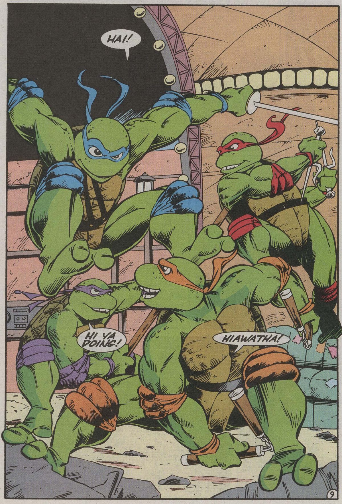 Read online Teenage Mutant Ninja Turtles III The Movie: The Turtles Are Back...In Time! comic -  Issue # Full - 10