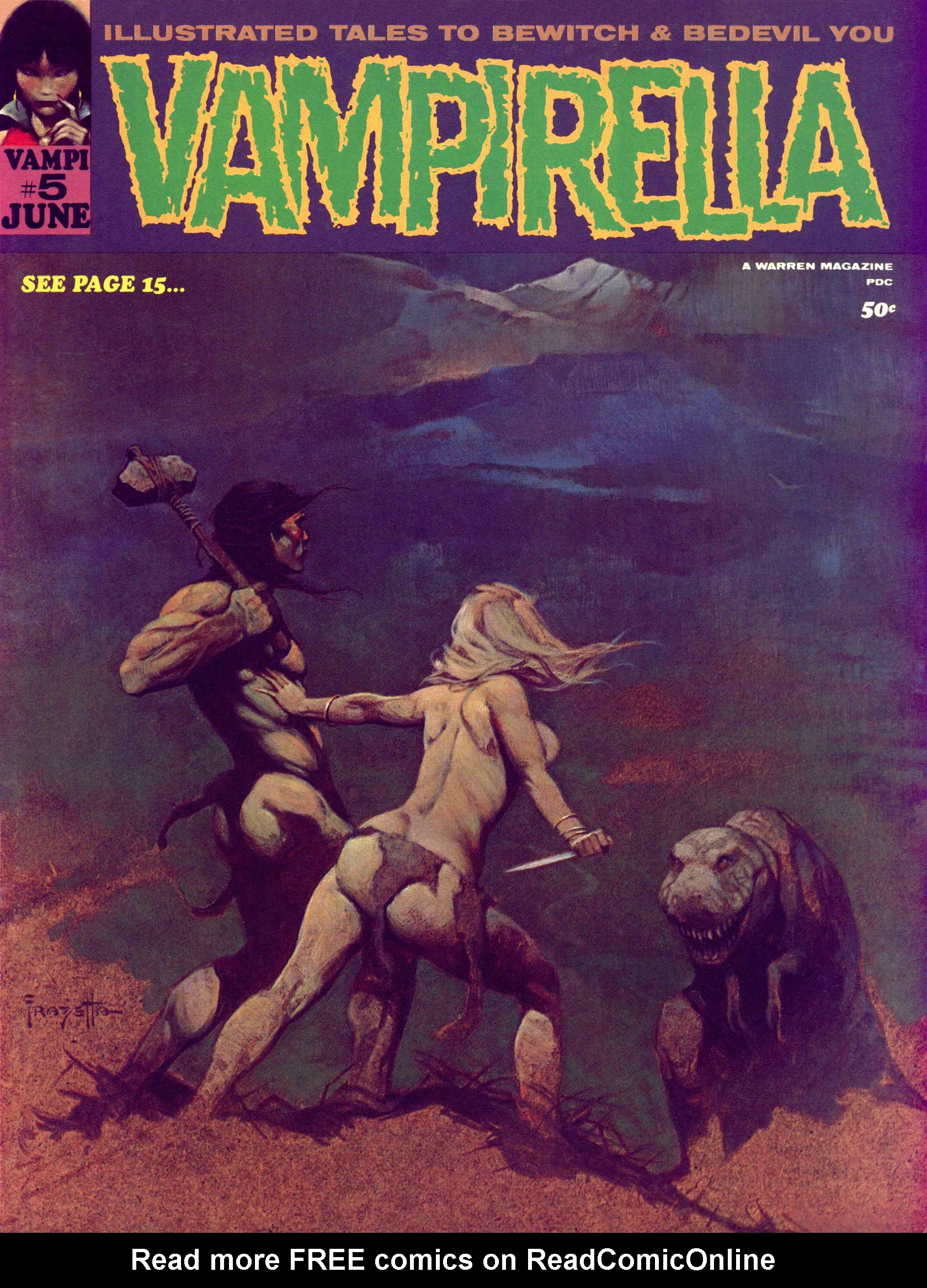 Read online Vampirella (1969) comic -  Issue #5 - 1