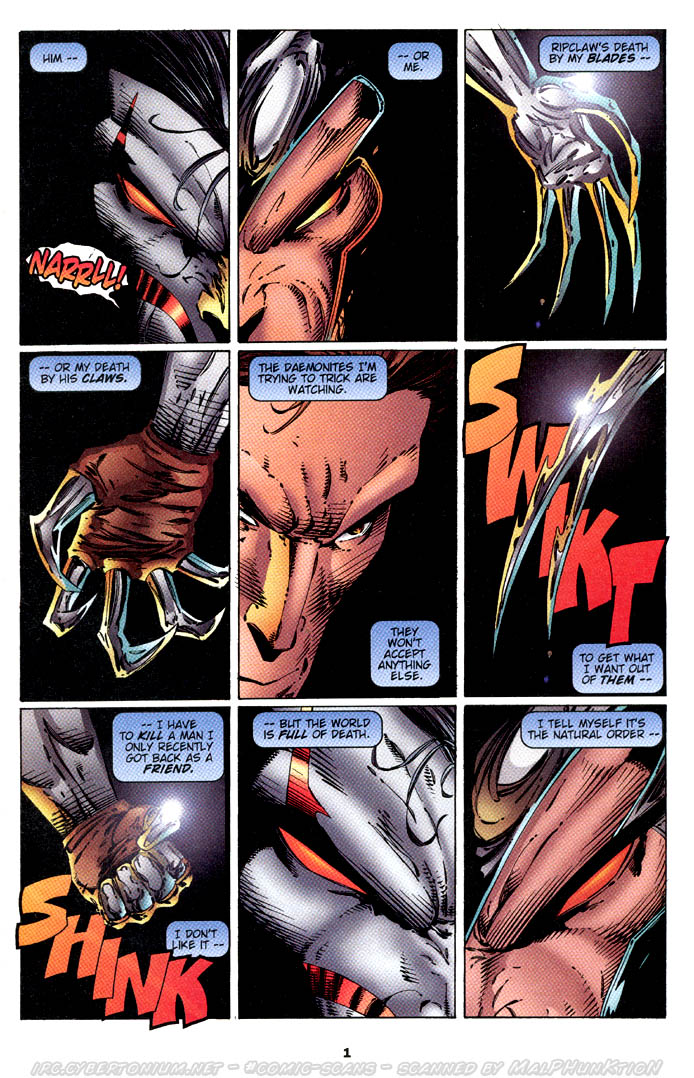 Read online Warblade: Endangered Species comic -  Issue #2 - 2