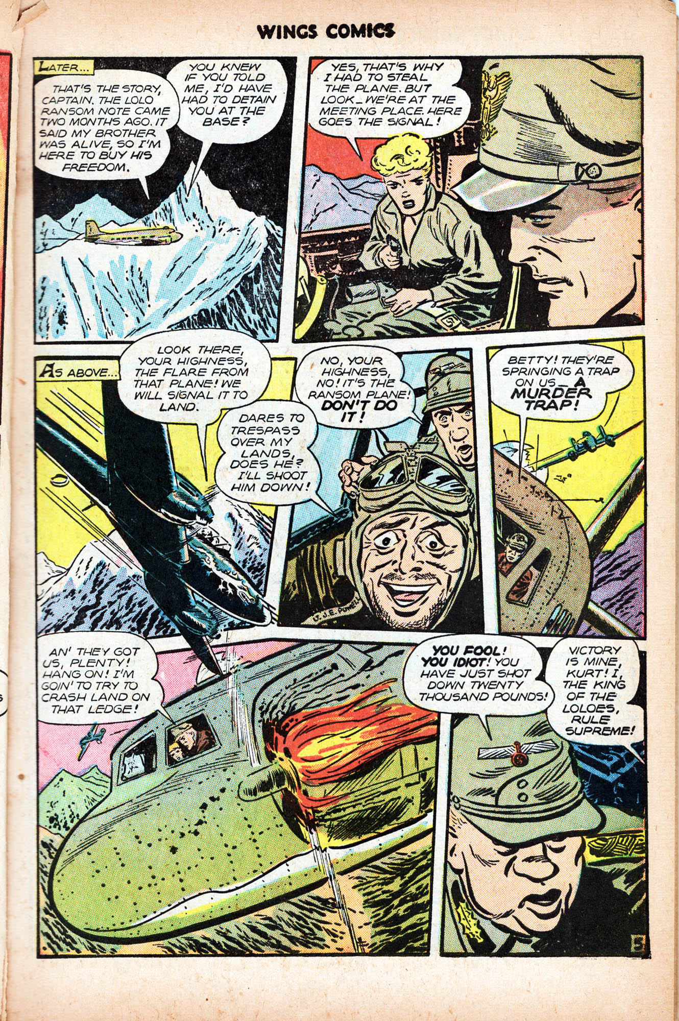 Read online Wings Comics comic -  Issue #80 - 7