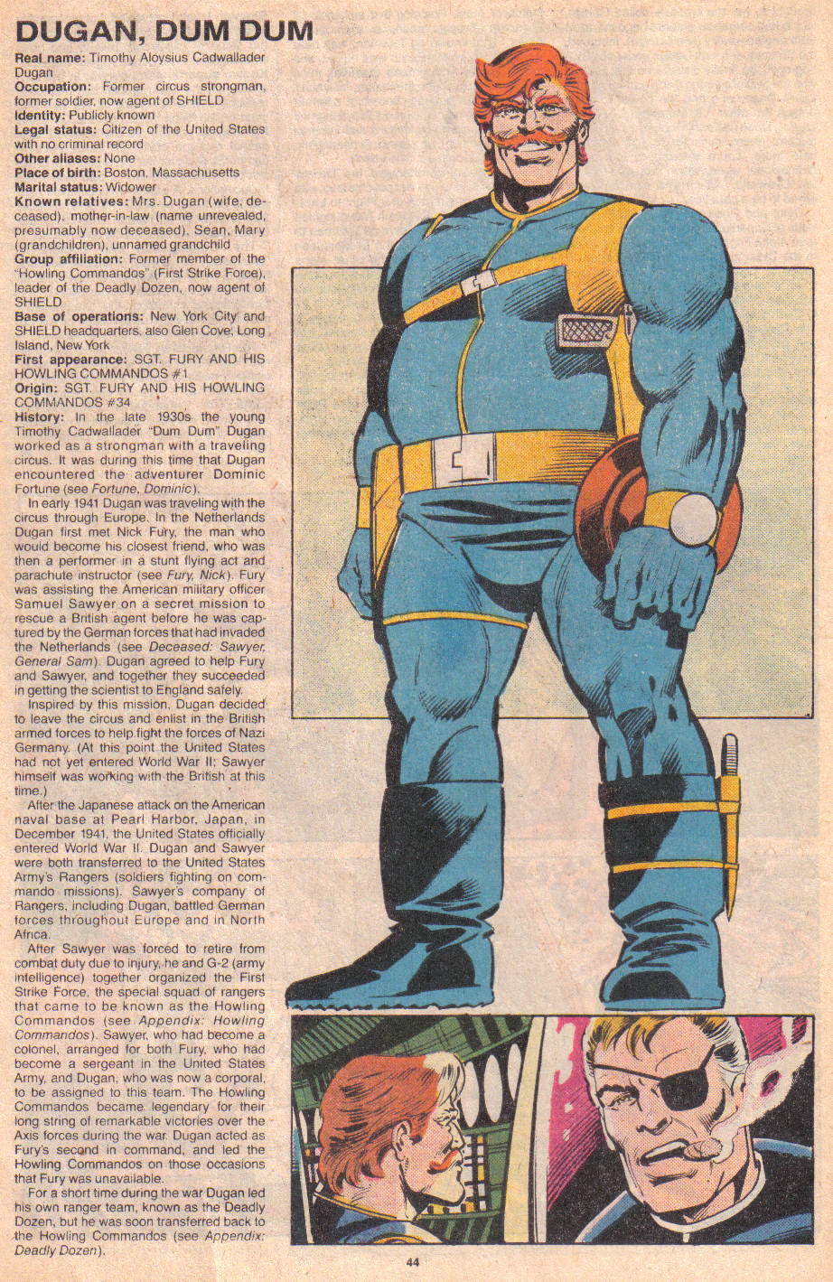 Read online The Official Handbook of the Marvel Universe: Update '89 comic -  Issue #2 - 46
