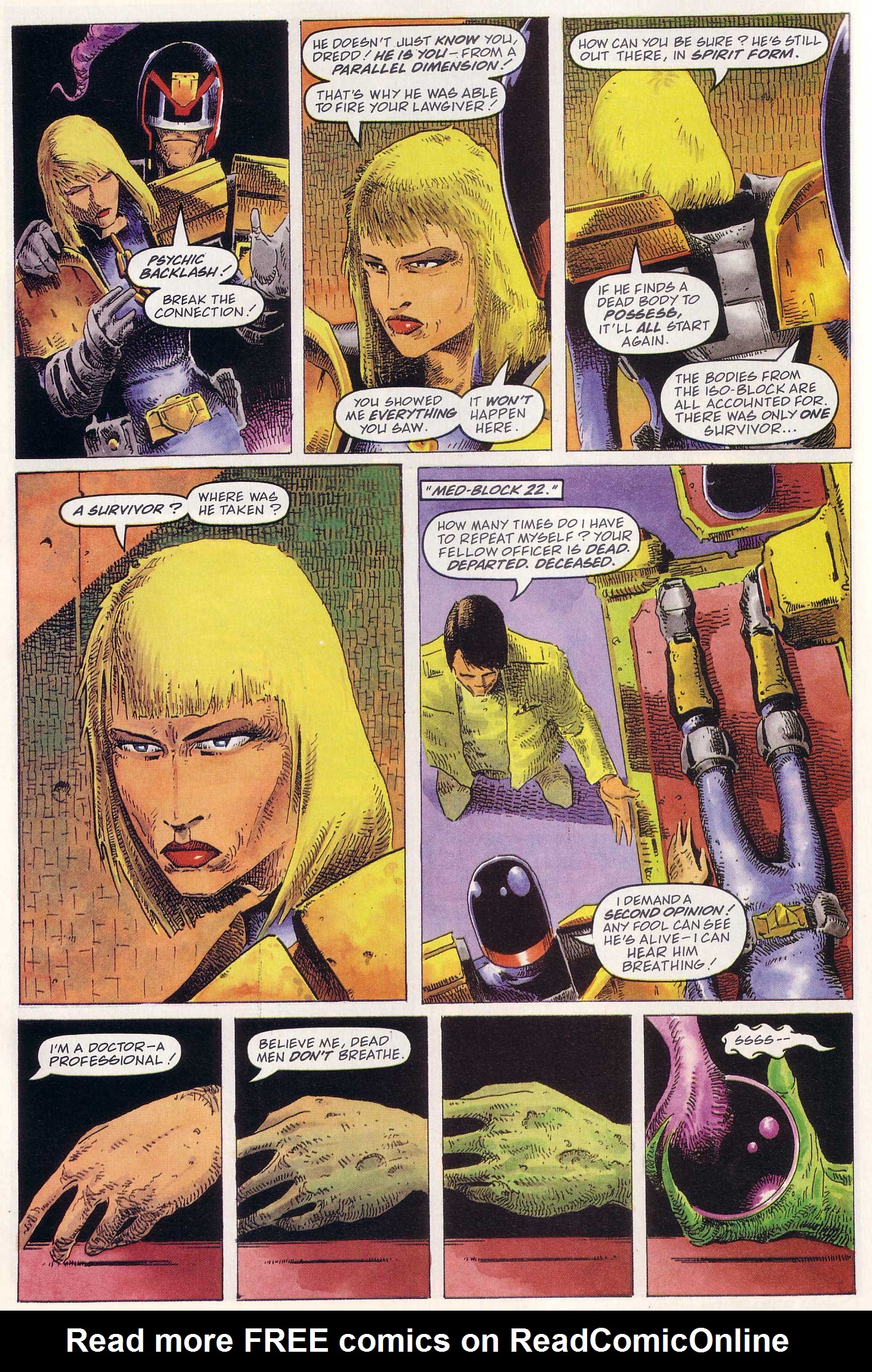 Read online Judge Dredd Lawman of the Future comic -  Issue #9 - 11