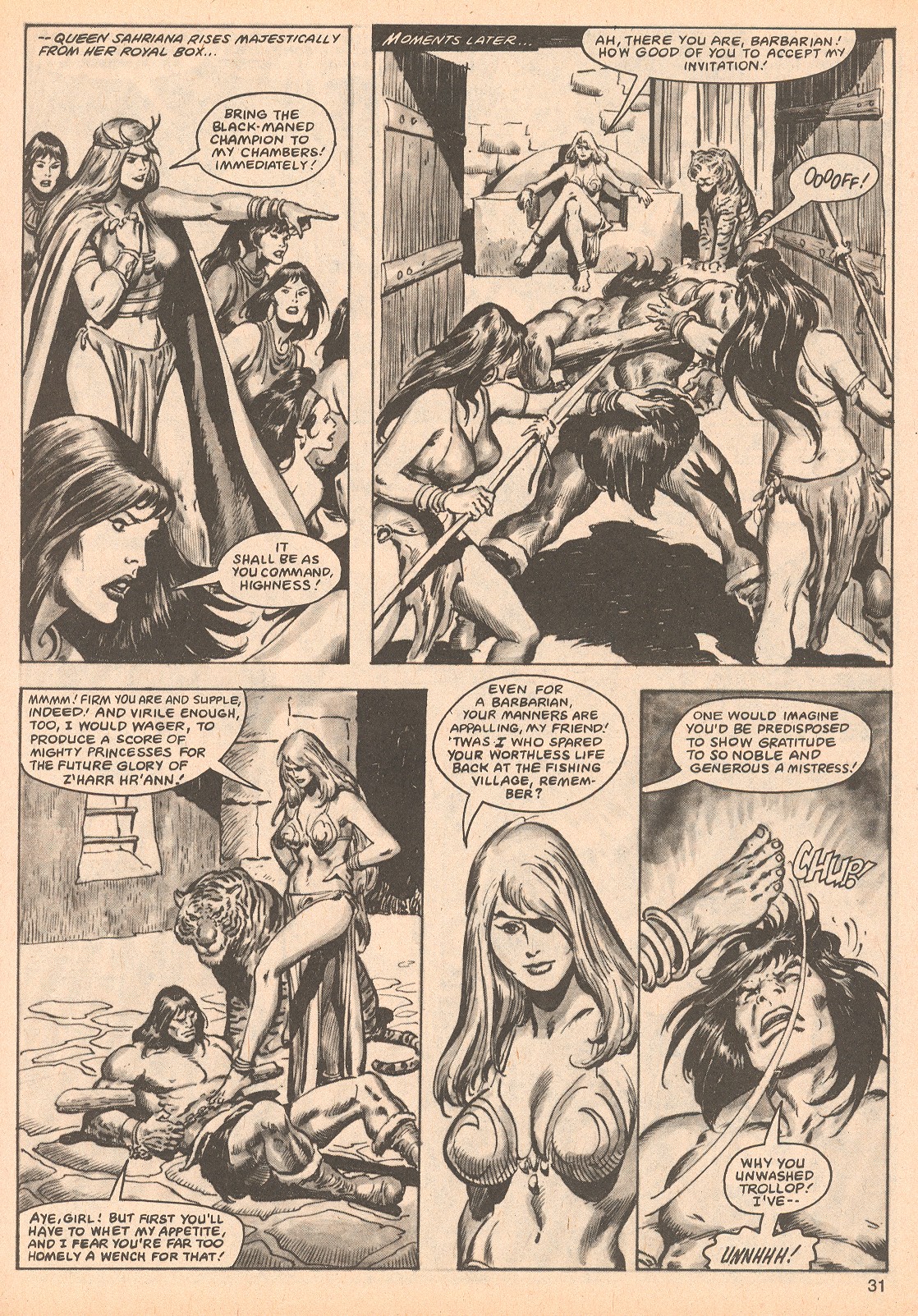 Read online The Savage Sword Of Conan comic -  Issue #62 - 31