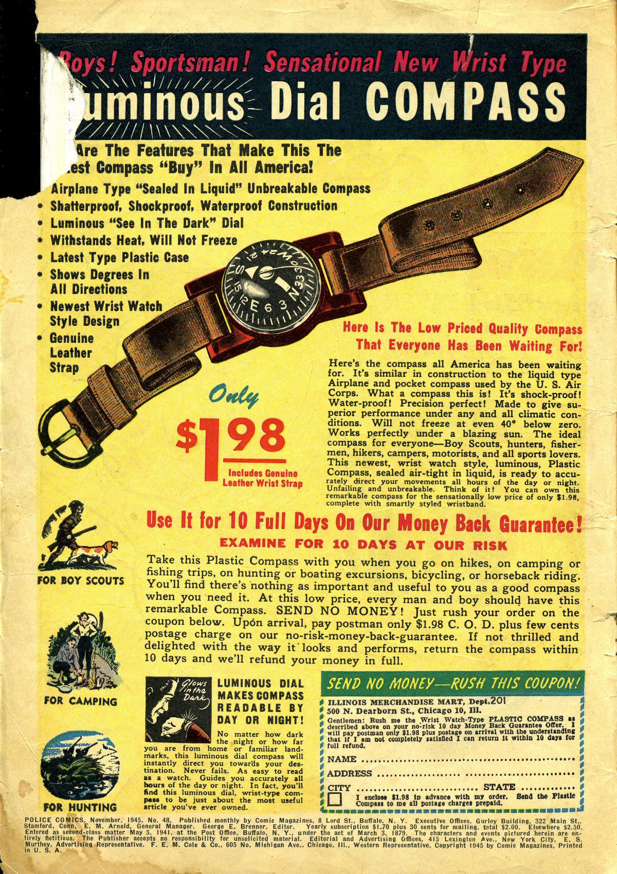 Read online Police Comics comic -  Issue #48 - 2