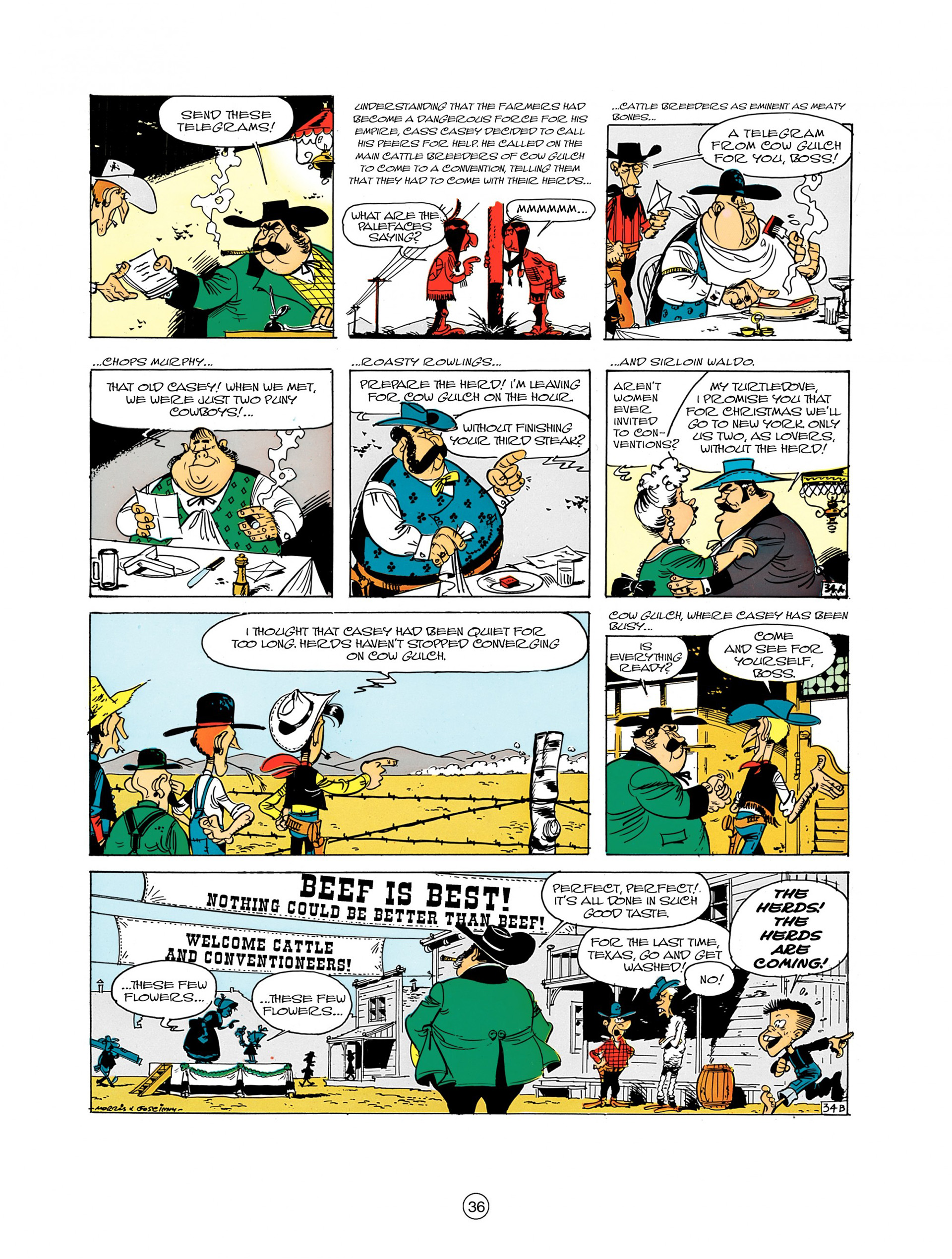 Read online A Lucky Luke Adventure comic -  Issue #7 - 36