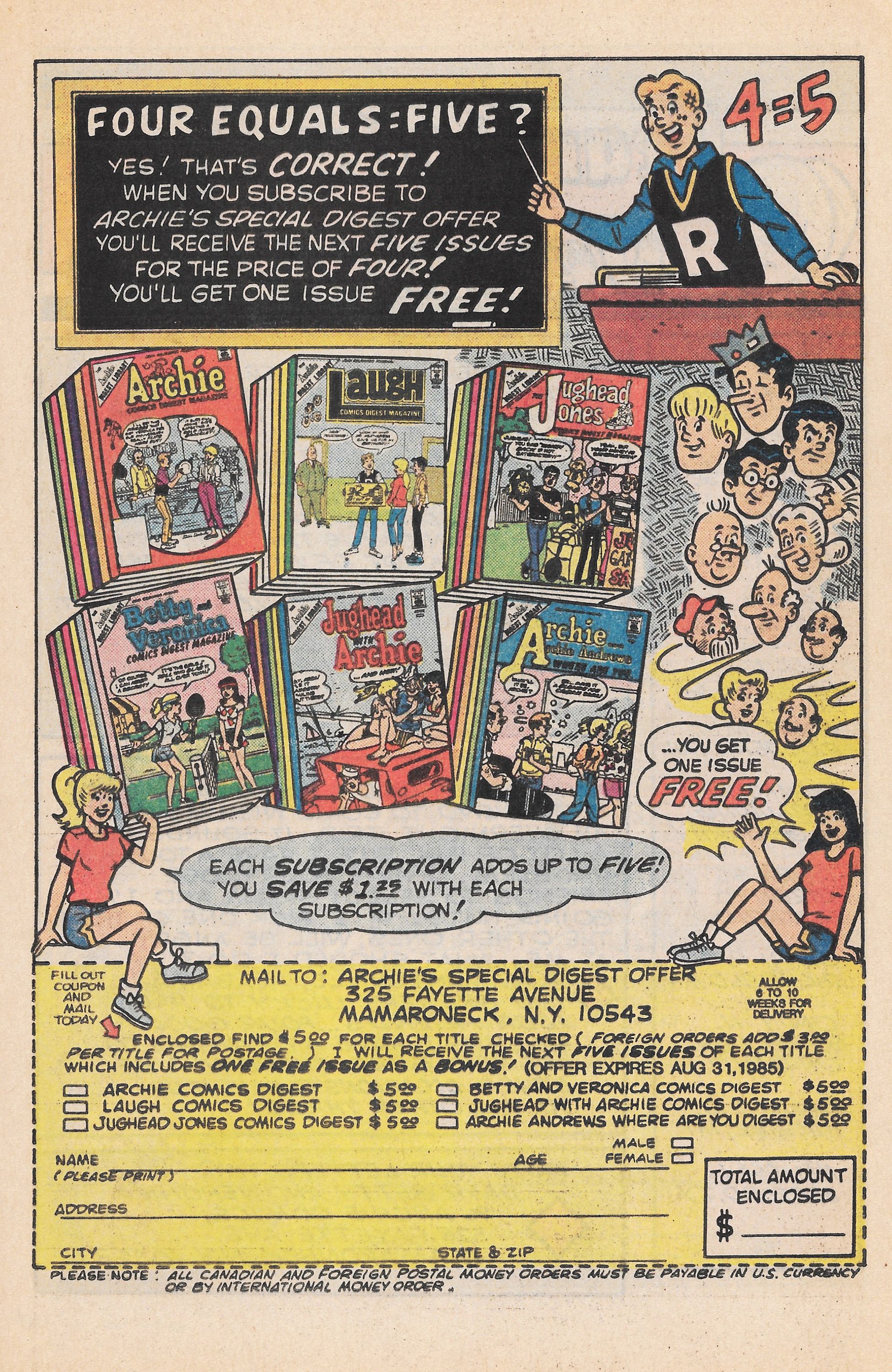 Read online Archie Giant Series Magazine comic -  Issue #550 - 25