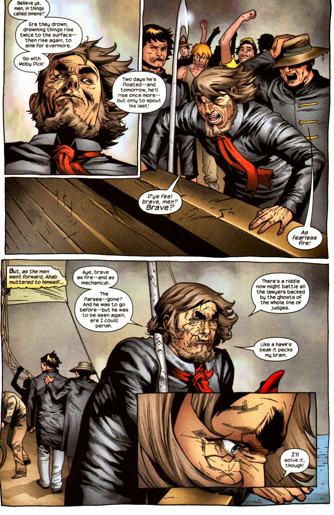 Read online Marvel Illustrated: Moby Dick comic -  Issue # TPB - 118