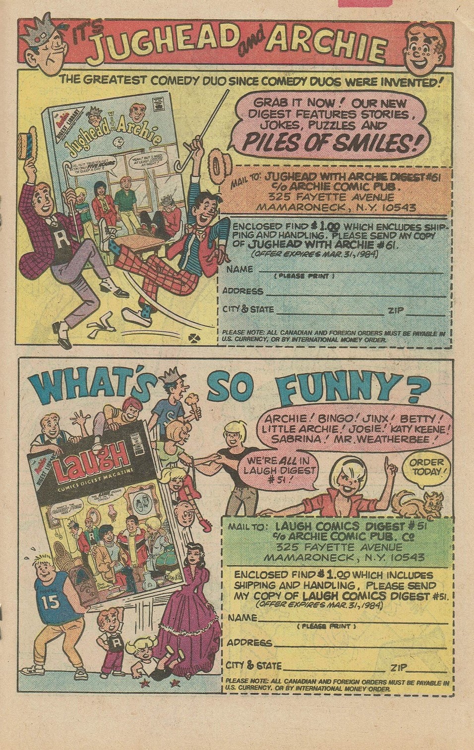 Read online Jughead (1965) comic -  Issue #332 - 19