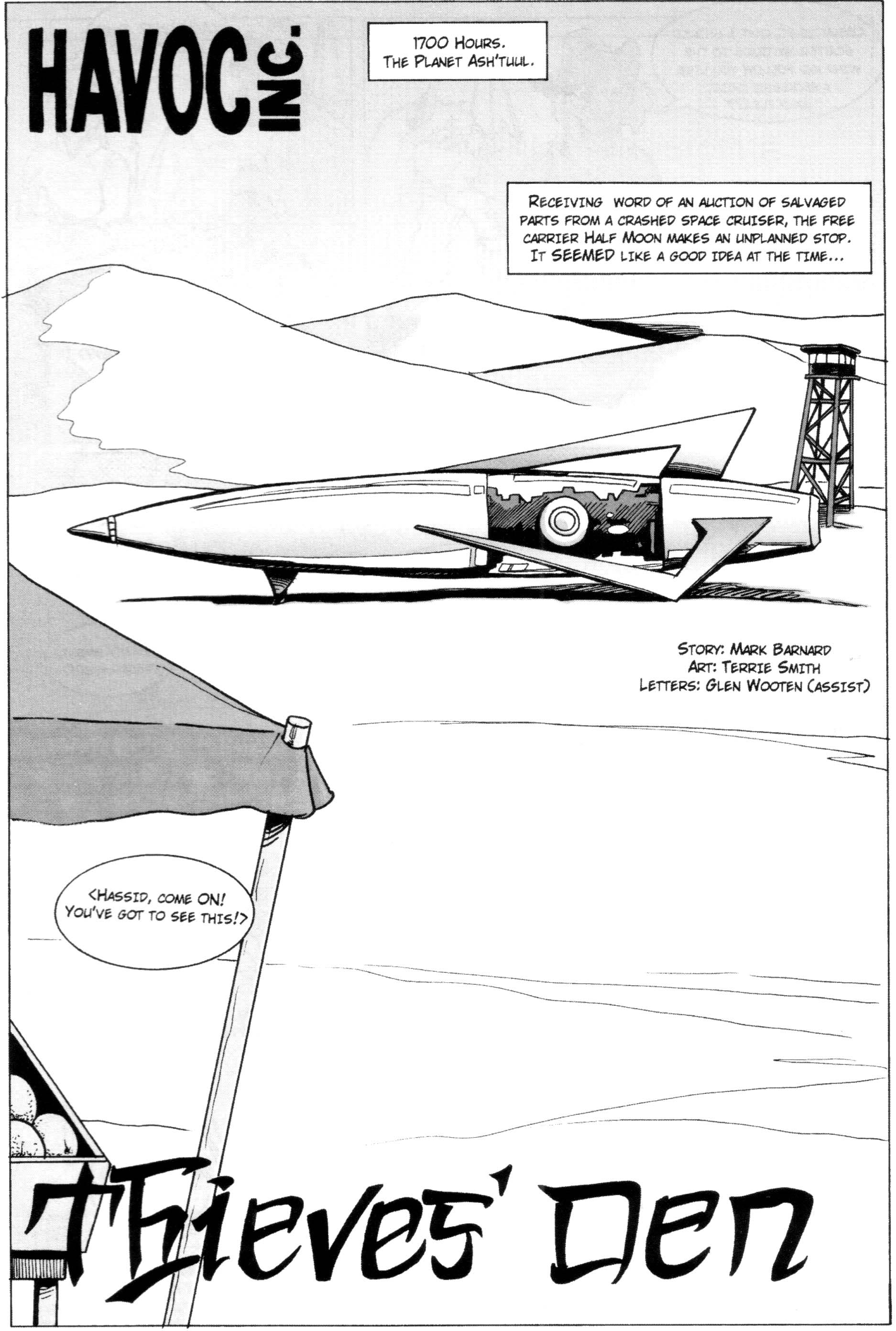 Read online Havoc Inc. comic -  Issue #1 - 2