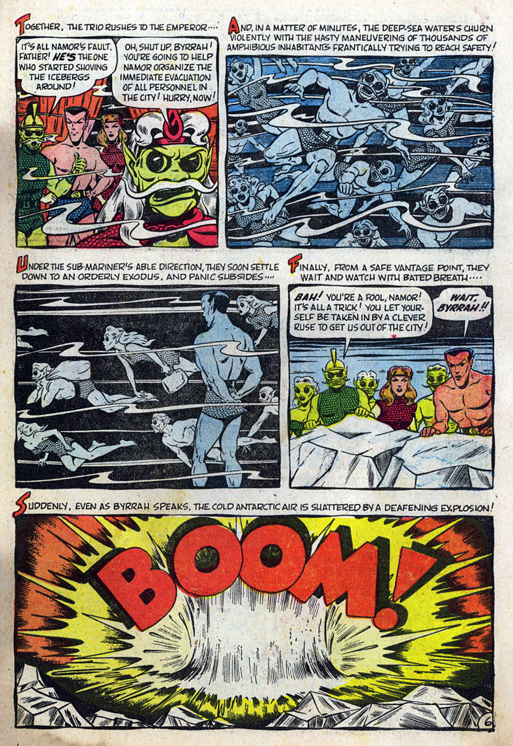 Read online Sub-Mariner Comics comic -  Issue #40 - 31