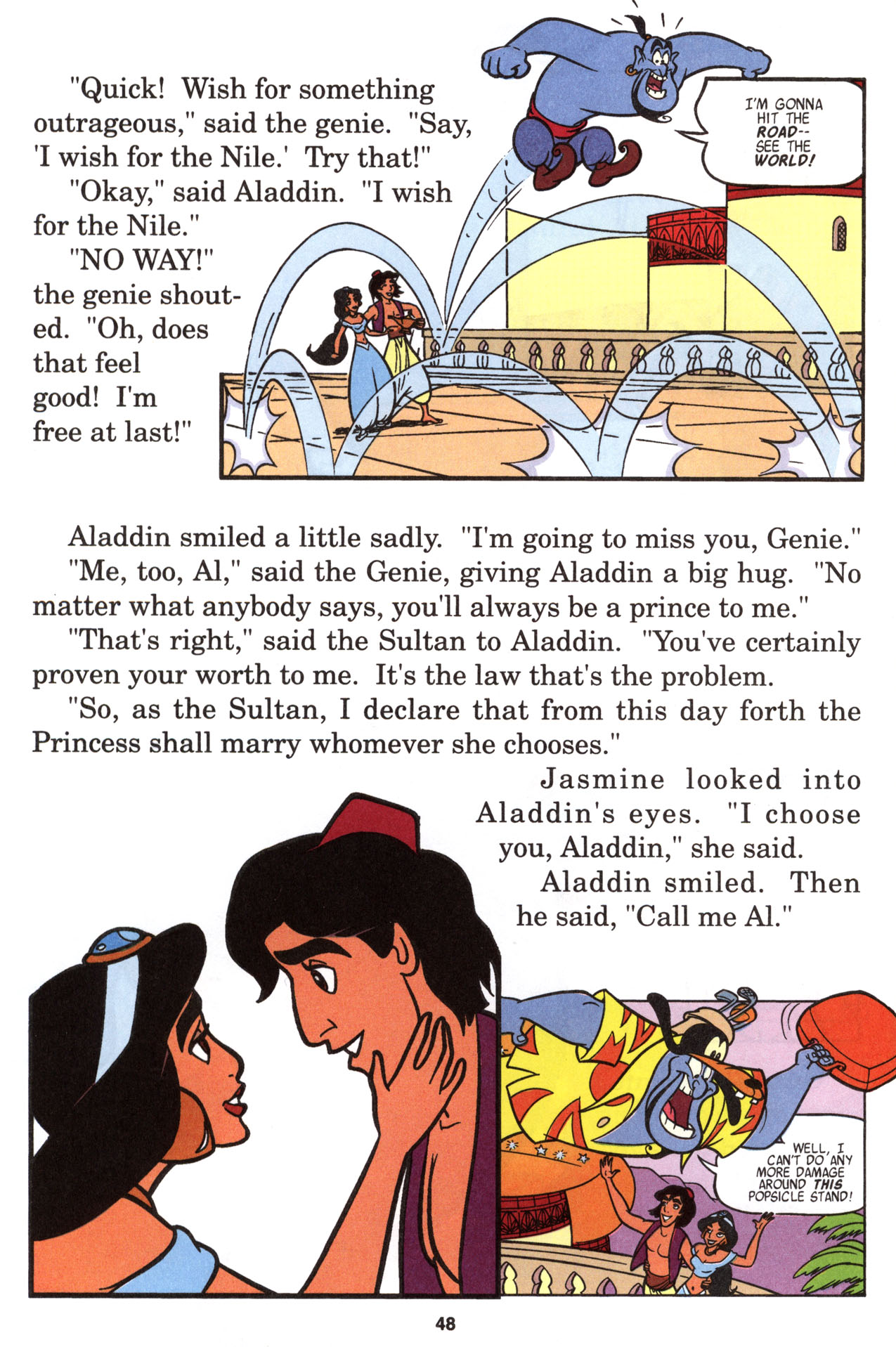 Read online Disney's Junior Graphic Novel Aladdin comic -  Issue # Full - 50