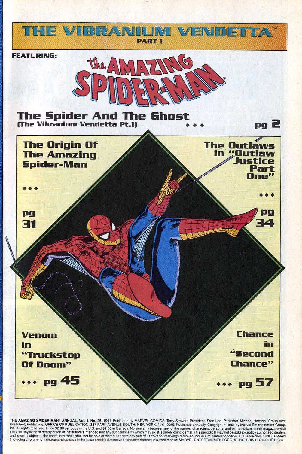 The Amazing Spider-Man (1963) issue Annual 25 - Page 3