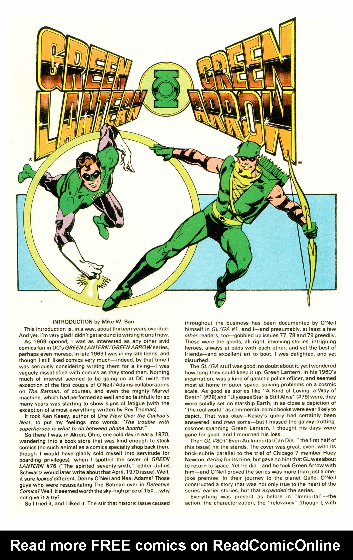 Read online Green Lantern/Green Arrow comic -  Issue #3 - 1