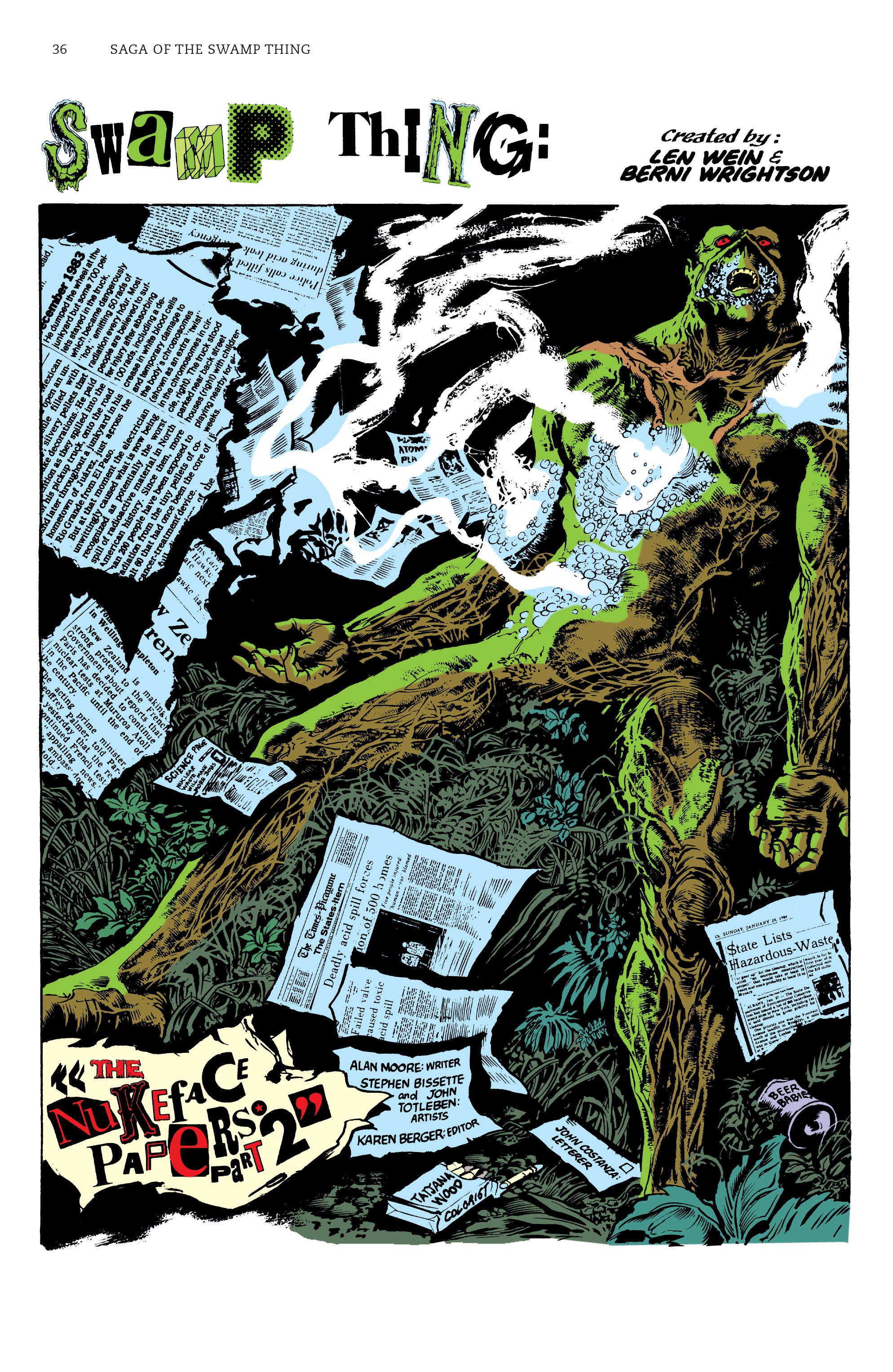 Read online Saga of the Swamp Thing comic -  Issue # TPB 3 (Part 1) - 36