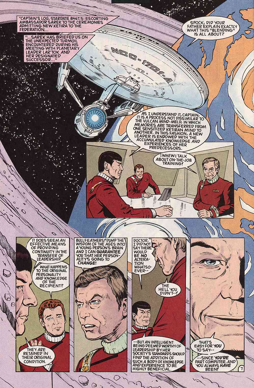 Read online Star Trek (1989) comic -  Issue # Annual 3 - 10