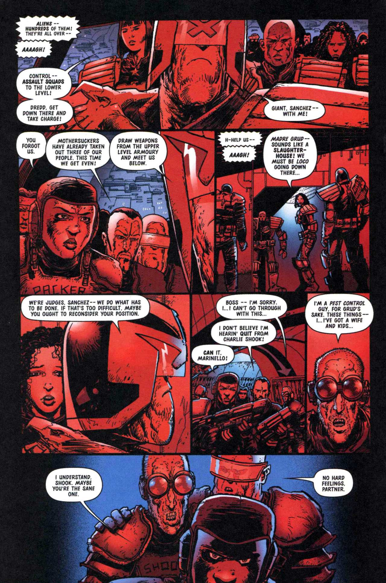 Read online Judge Dredd Vs. Aliens:  Incubus comic -  Issue #3 - 15