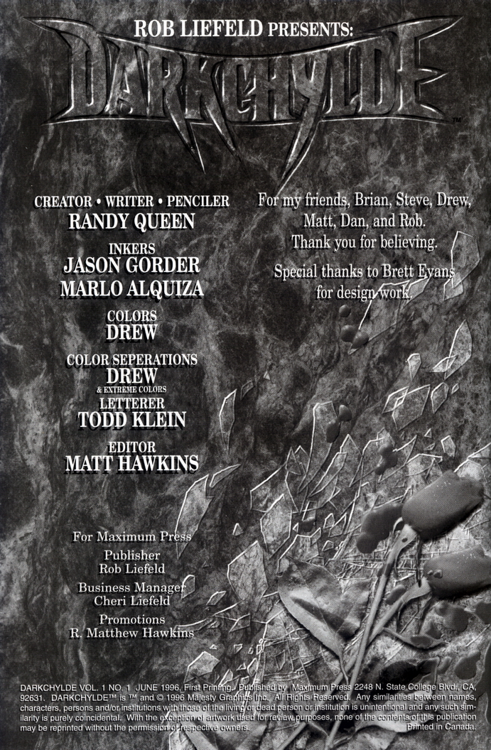 Read online Darkchylde comic -  Issue #1 - 2