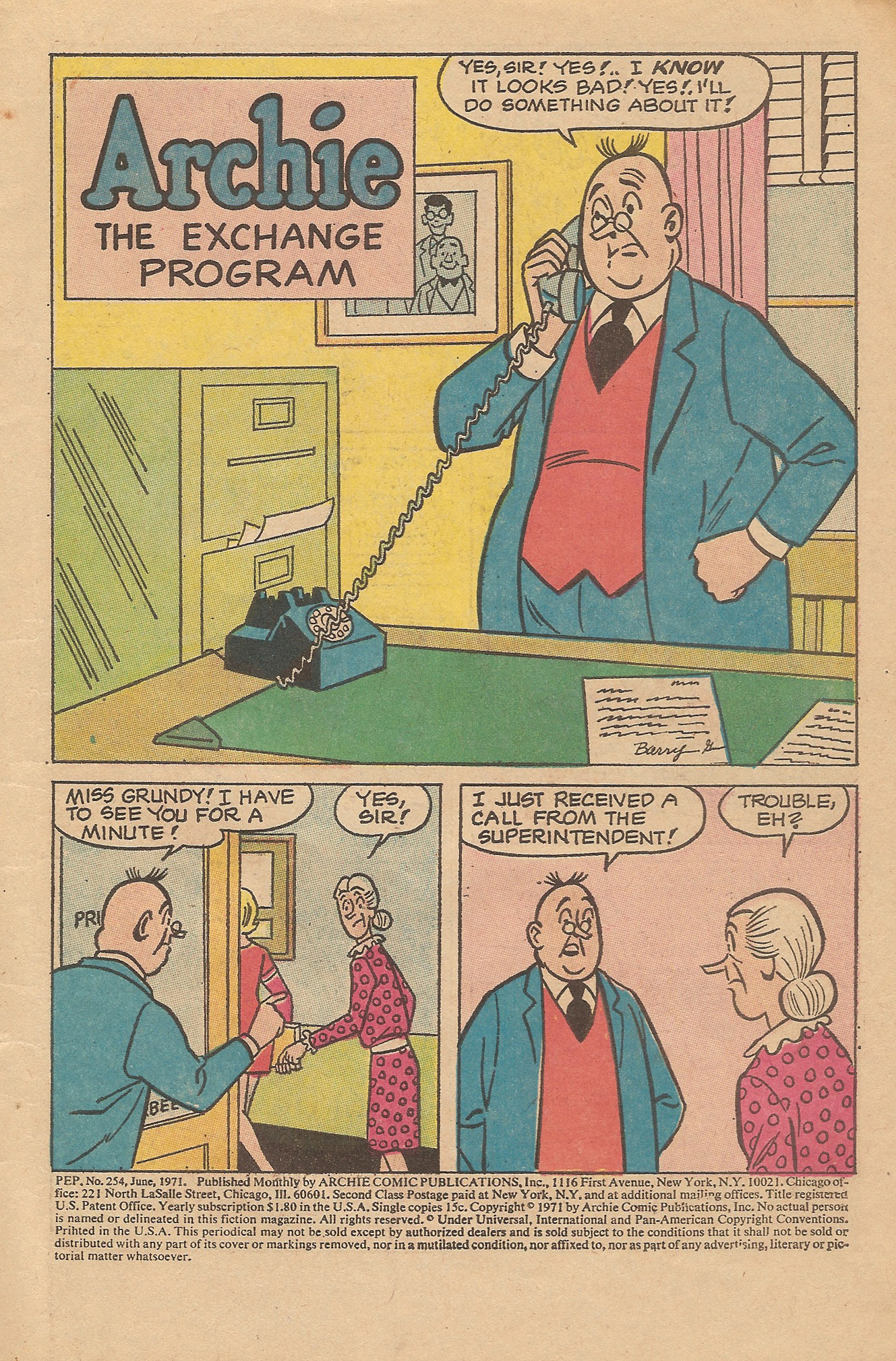 Read online Pep Comics comic -  Issue #254 - 3