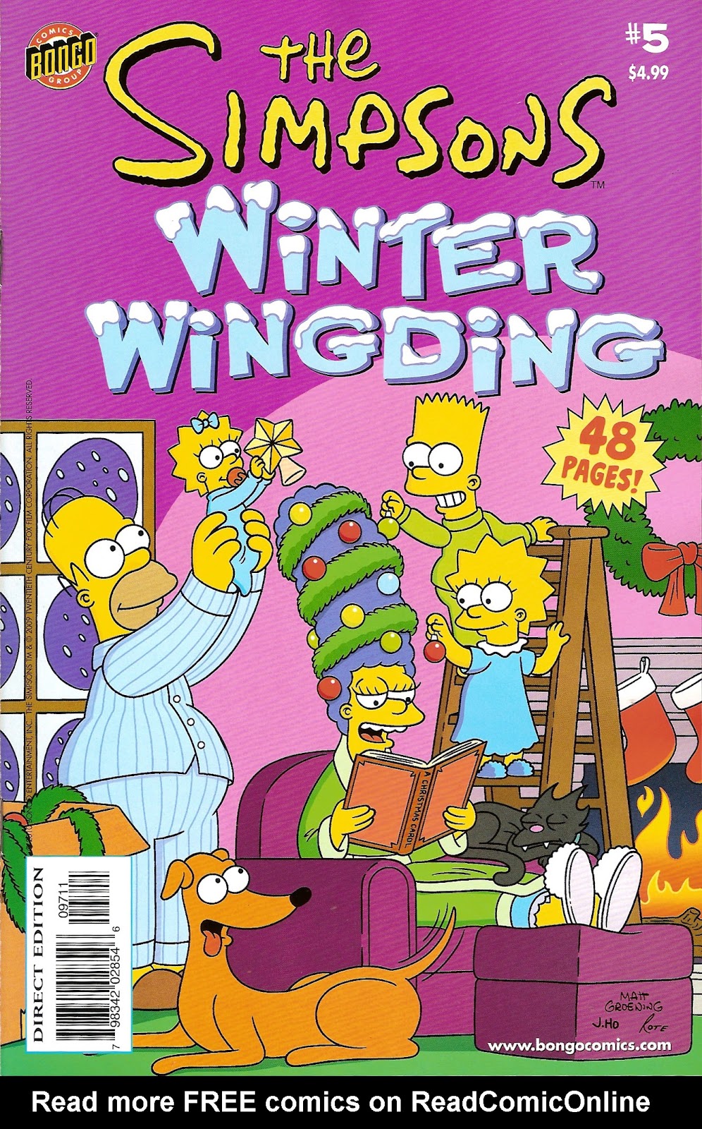 The Simpsons Winter Wingding issue 5 - Page 1