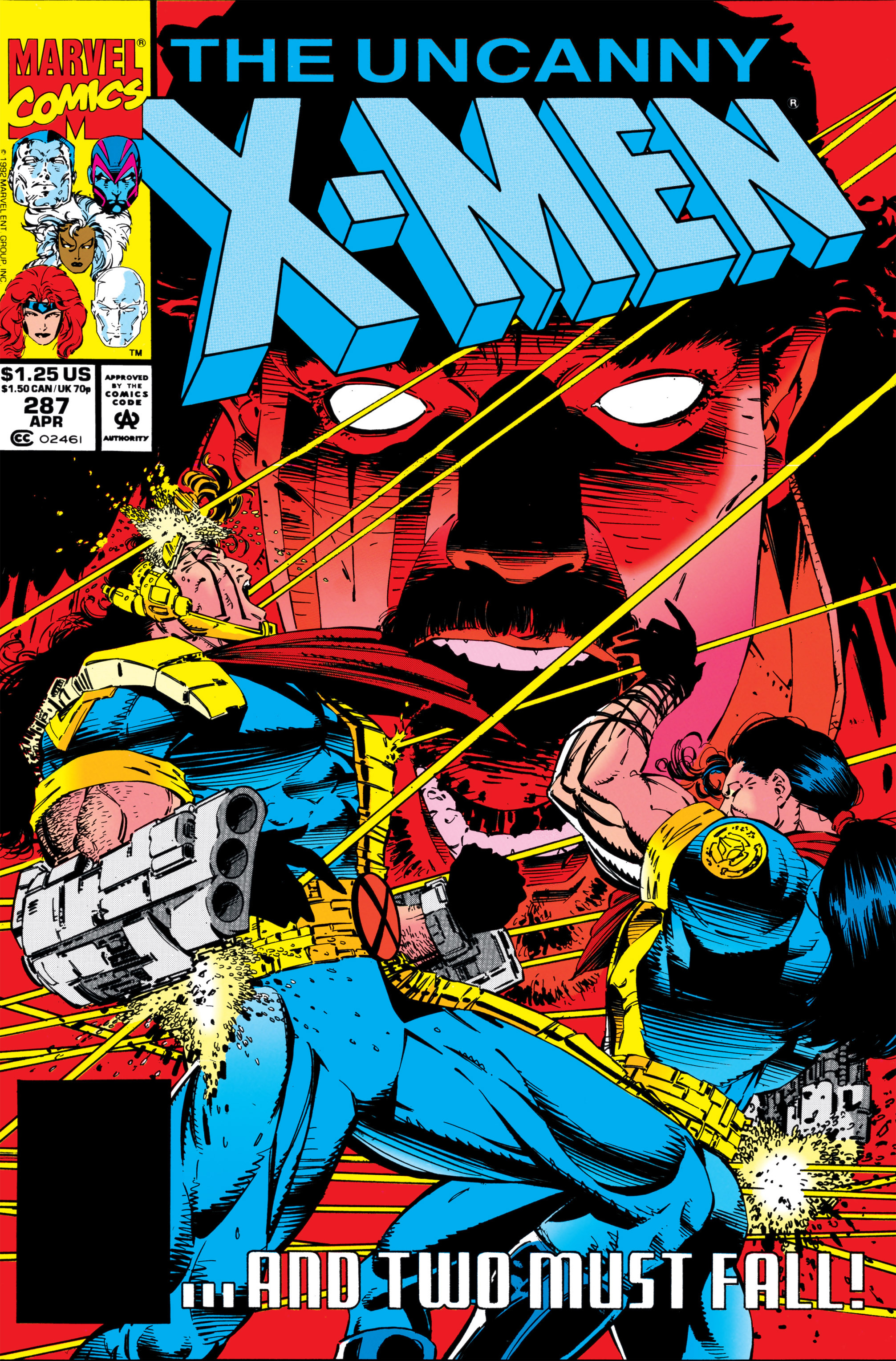 Read online Uncanny X-Men (1963) comic -  Issue #287 - 1