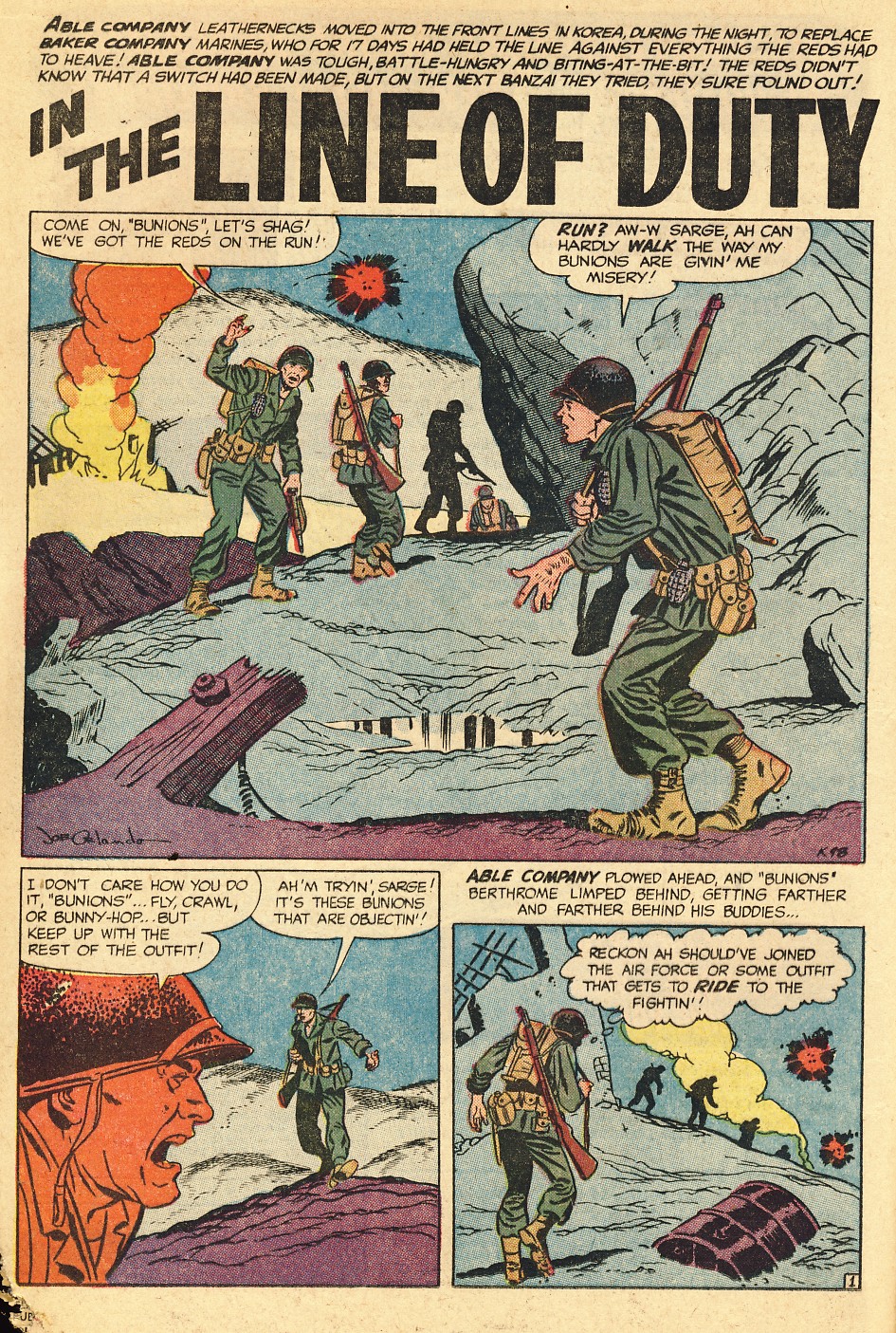 Read online Marines in Battle comic -  Issue #14 - 16