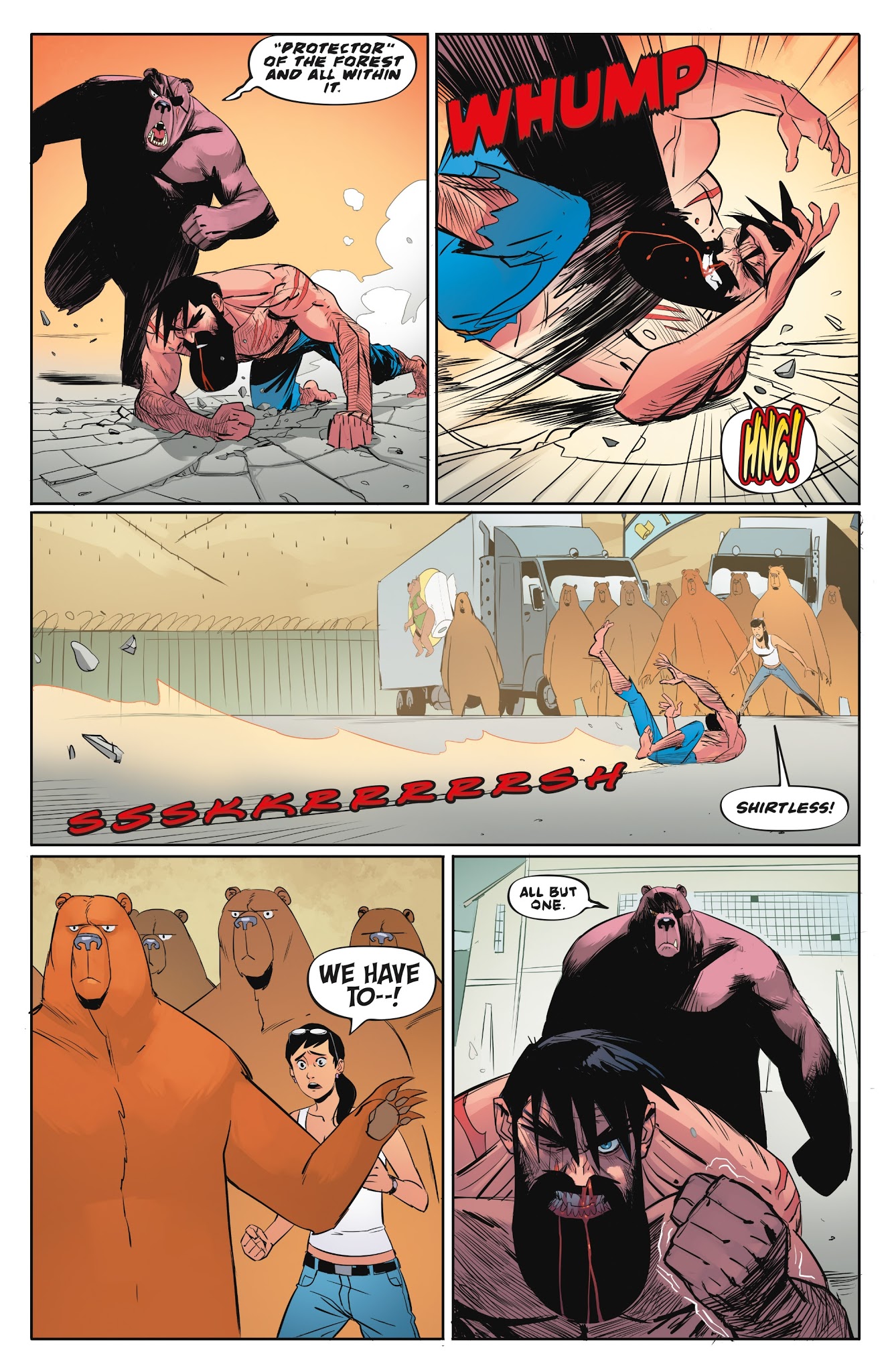 Read online Shirtless Bear-Fighter! comic -  Issue #5 - 10