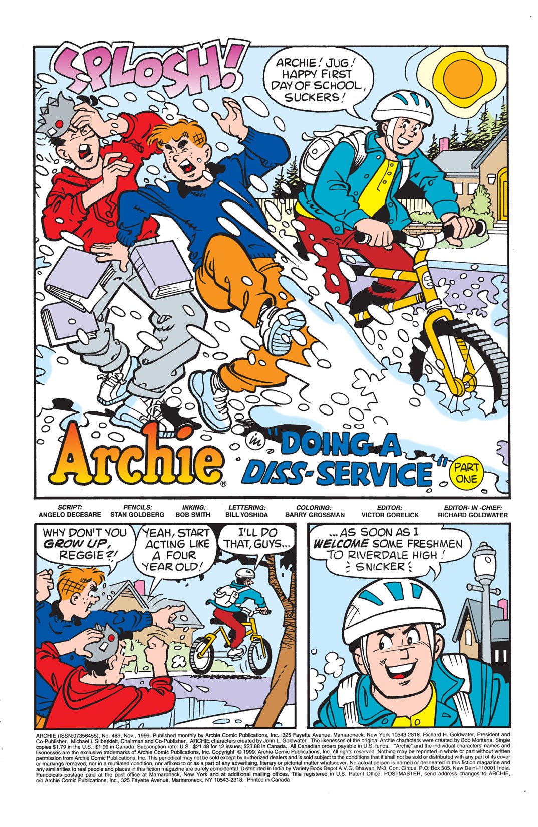 Read online Archie (1960) comic -  Issue #489 - 2