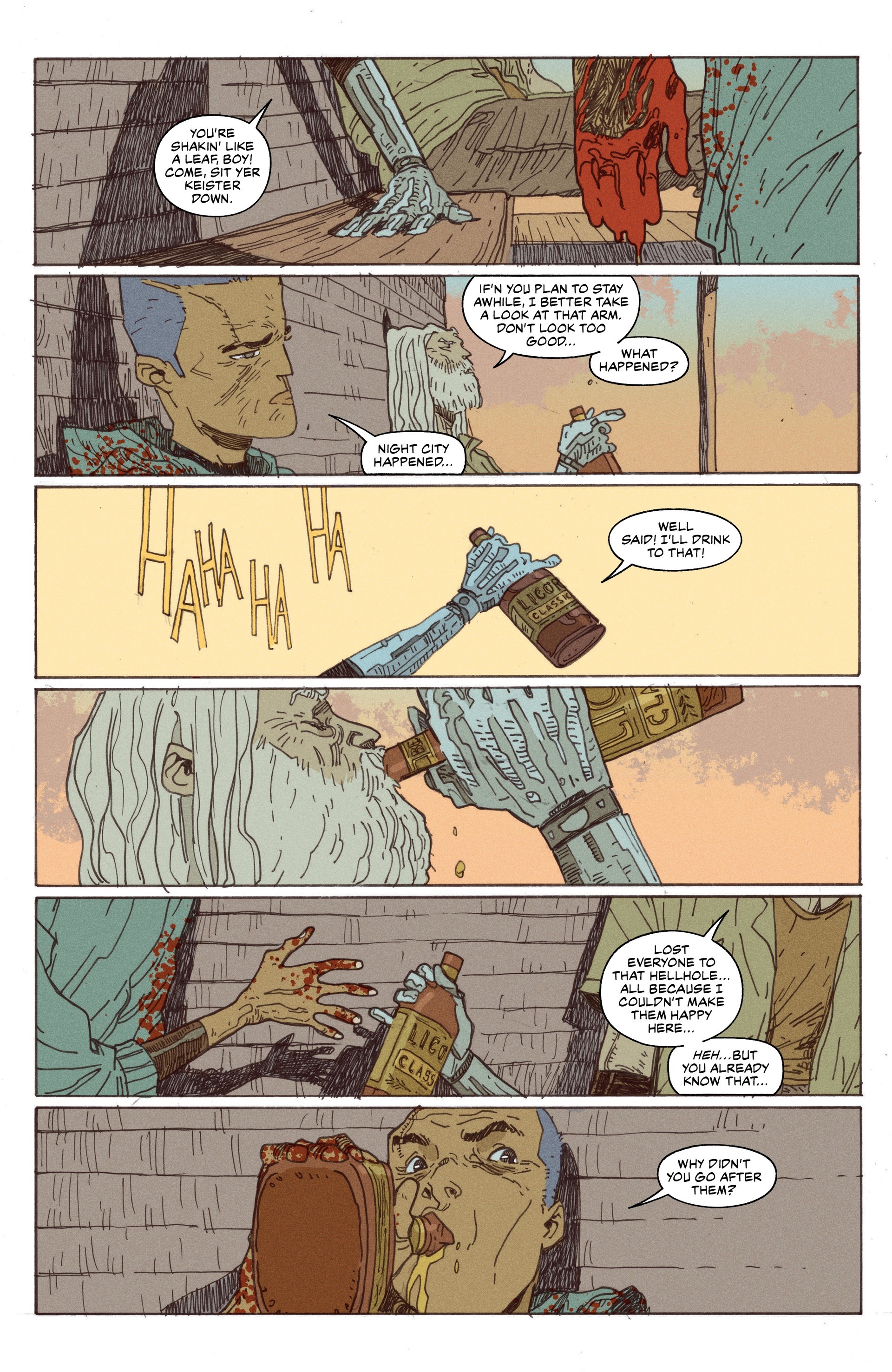 Read online Cyberpunk 2077: Big City Dreams (2022) comic -  Issue # Full - 57