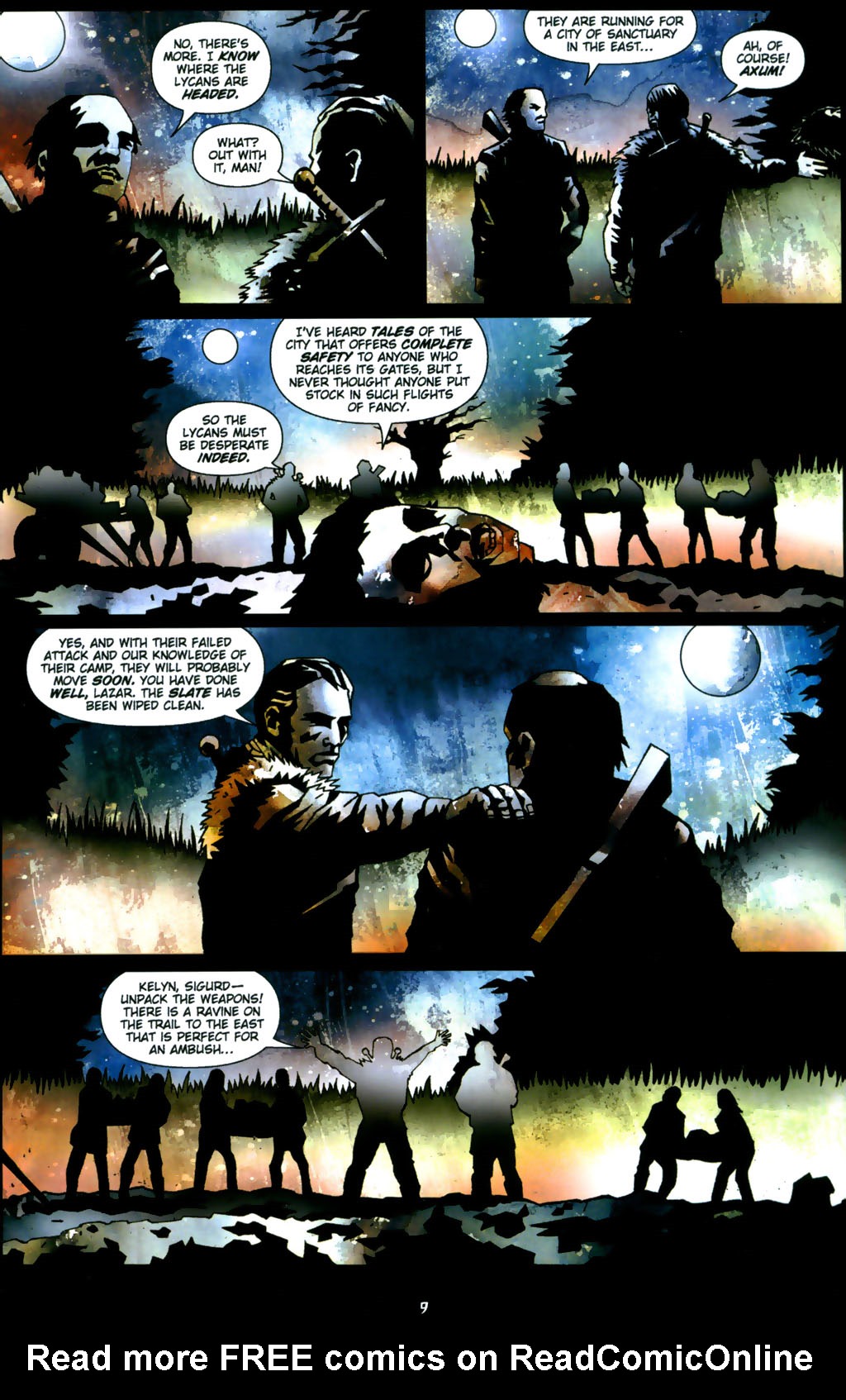 Read online Underworld: Red In Tooth And Claw comic -  Issue #3 - 9