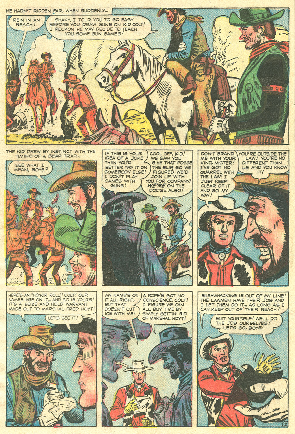 Read online Kid Colt Outlaw comic -  Issue #70 - 4