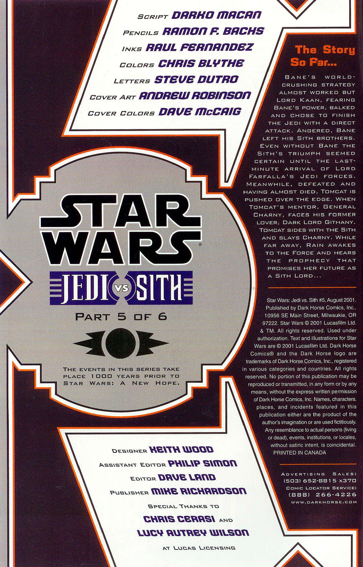 Read online Star Wars: Jedi vs. Sith comic -  Issue #5 - 2