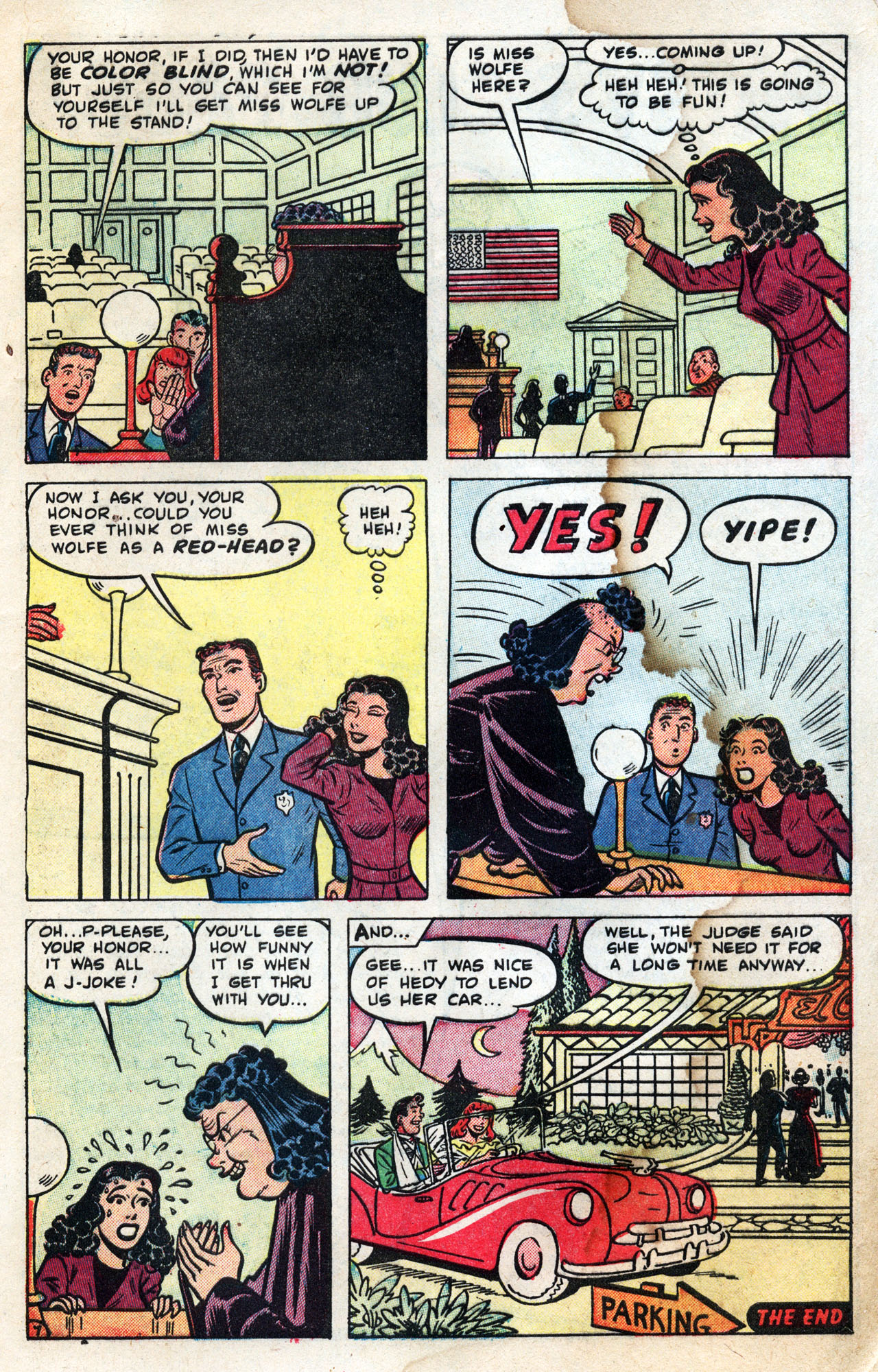 Read online Patsy Walker comic -  Issue #38 - 9